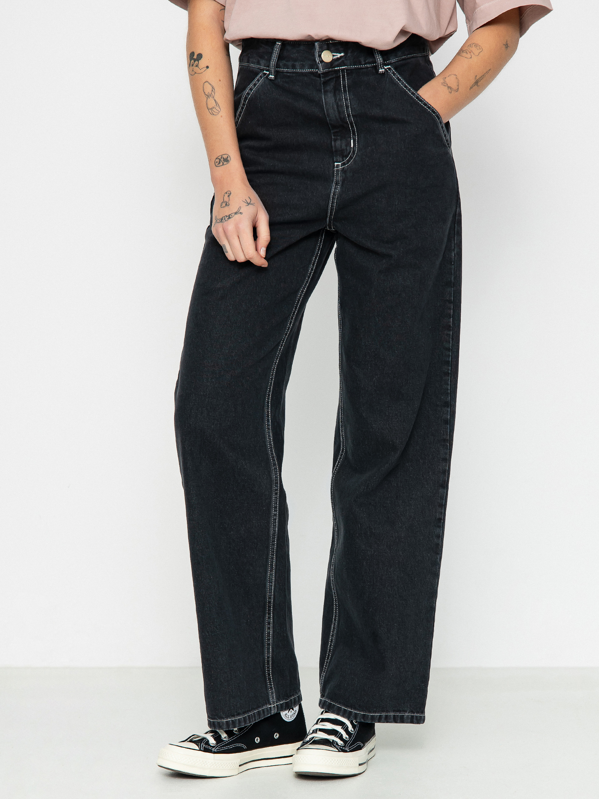 Spodnie Carhartt WIP Simple Wmn (black)