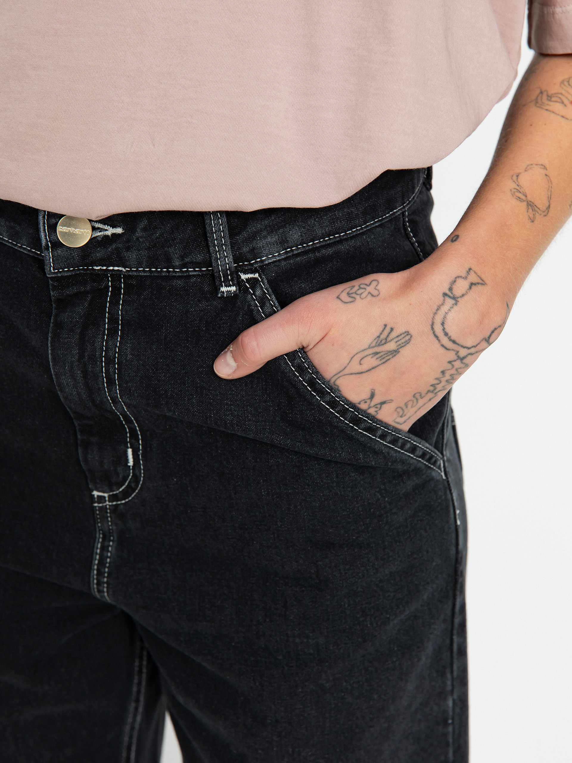 Spodnie Carhartt WIP Simple Wmn (black)