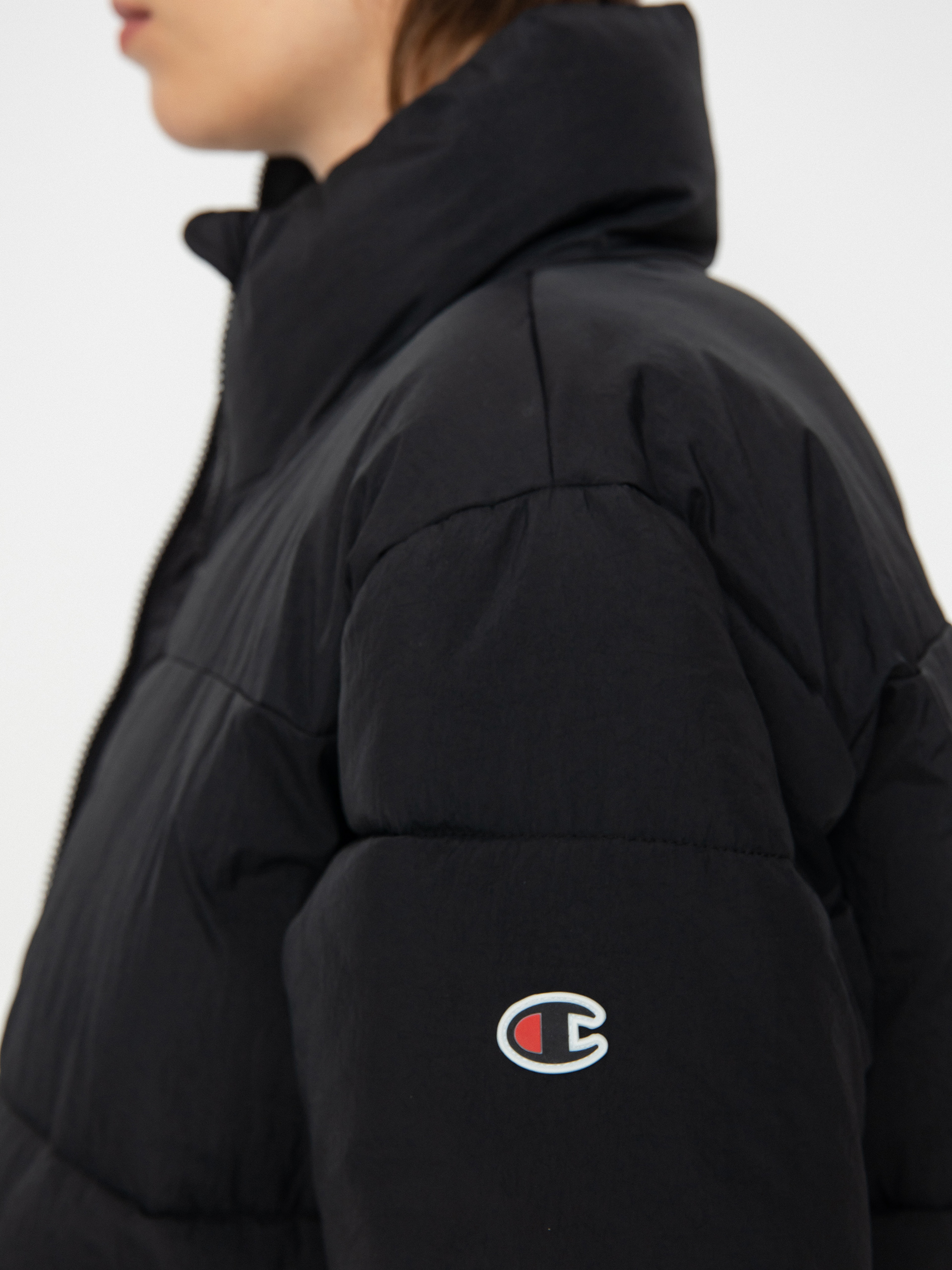 Kurtka Champion Legacy Polyfilled Jacket 116873 Wmn (nbk/nbk)