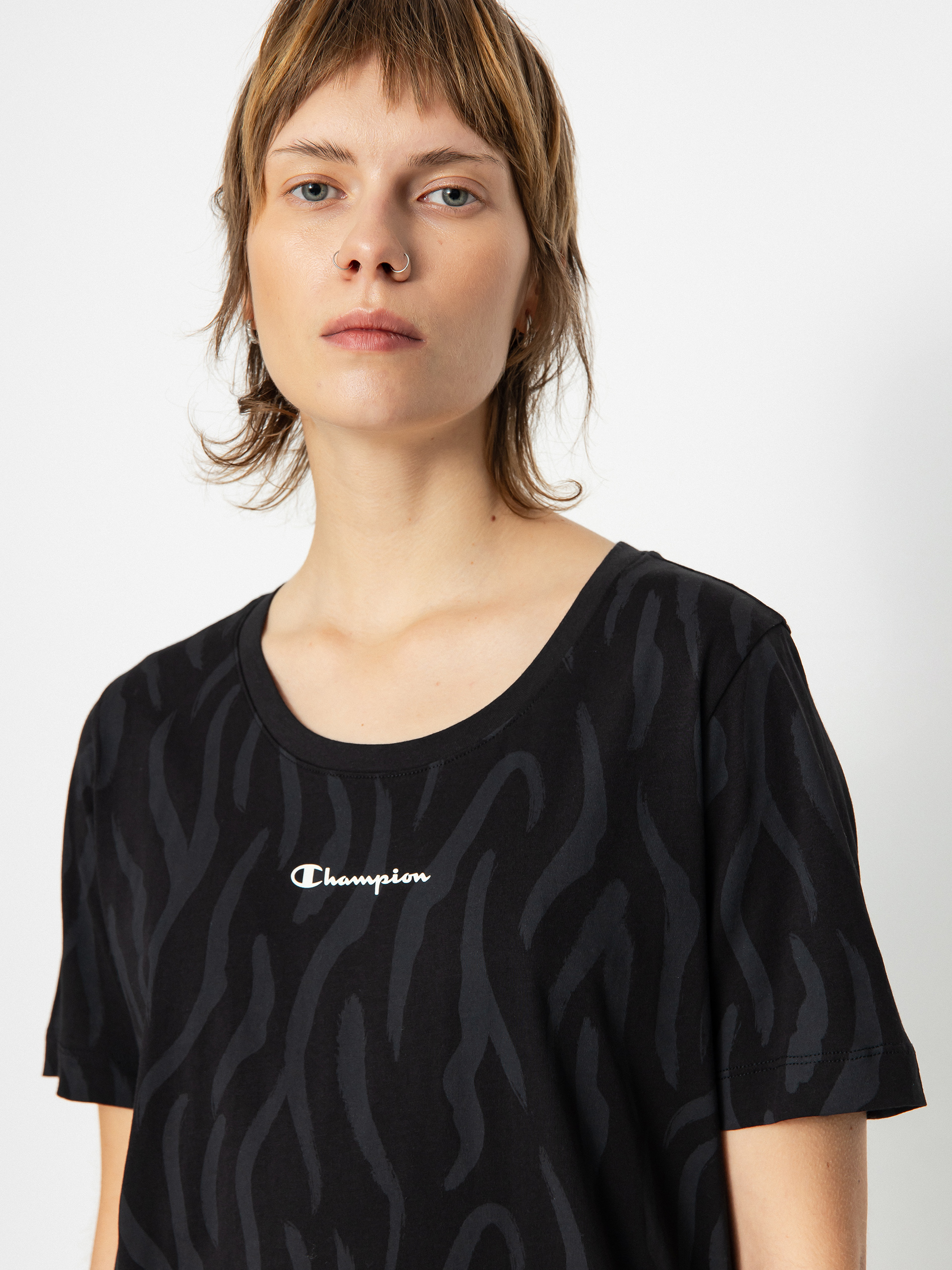 T-shirt Champion Legacy Crewneck T-Shirt 116915 Wmn (nbk/allover)