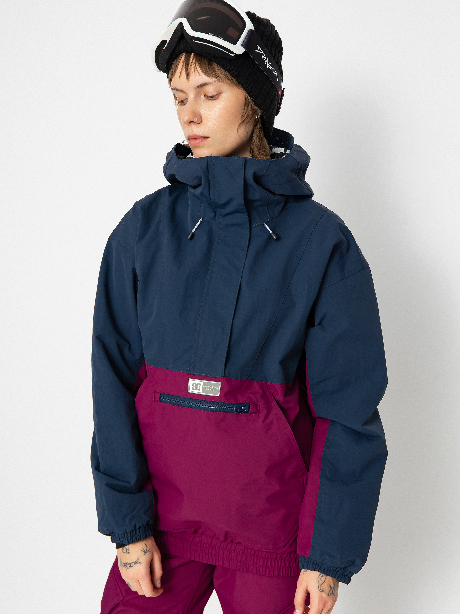 Damska Kurtka snowboardowa DC Chalet (dress blues)