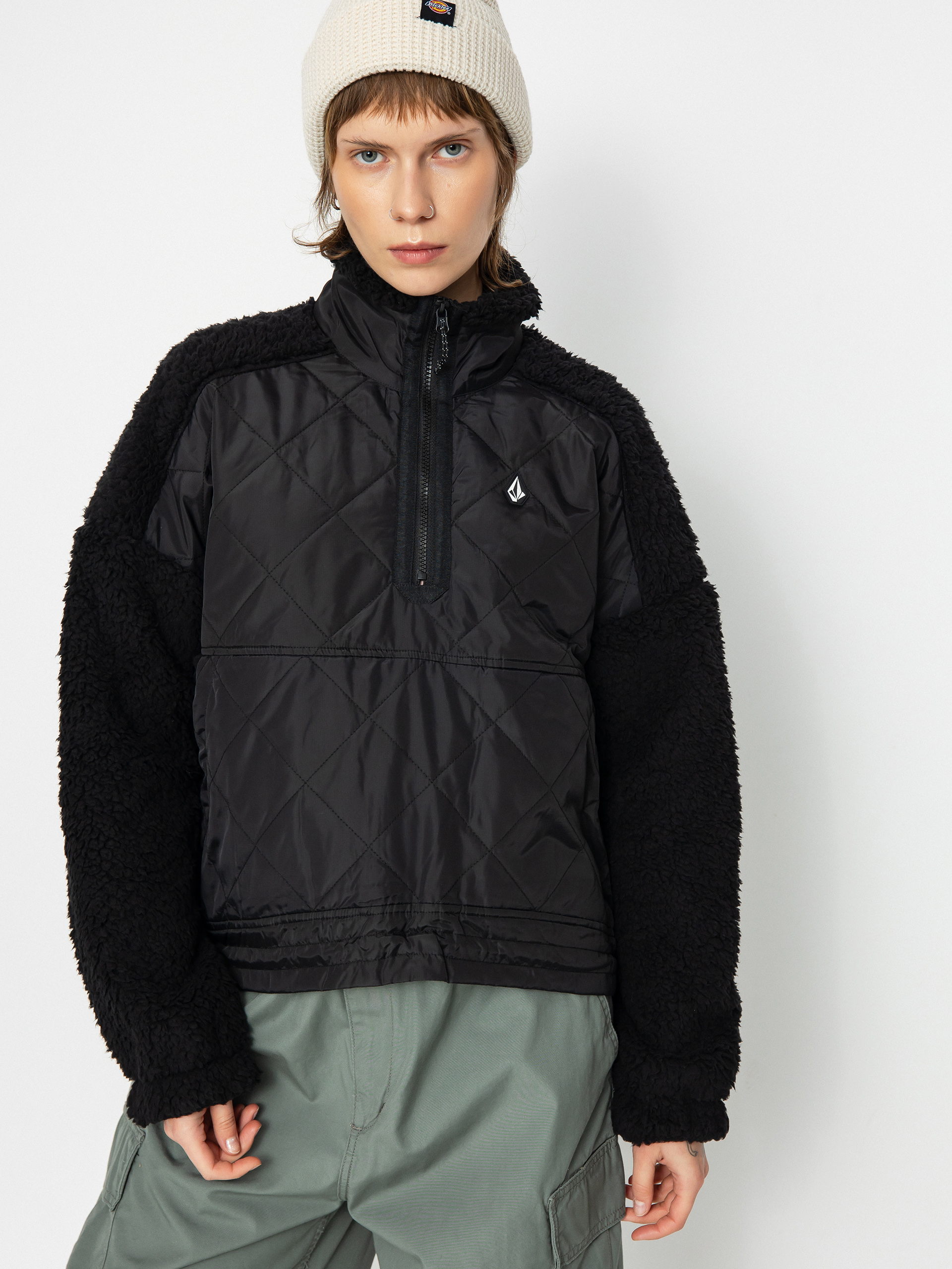 Kurtka snowboardowa Volcom Ferron Pullover Wmn (black)