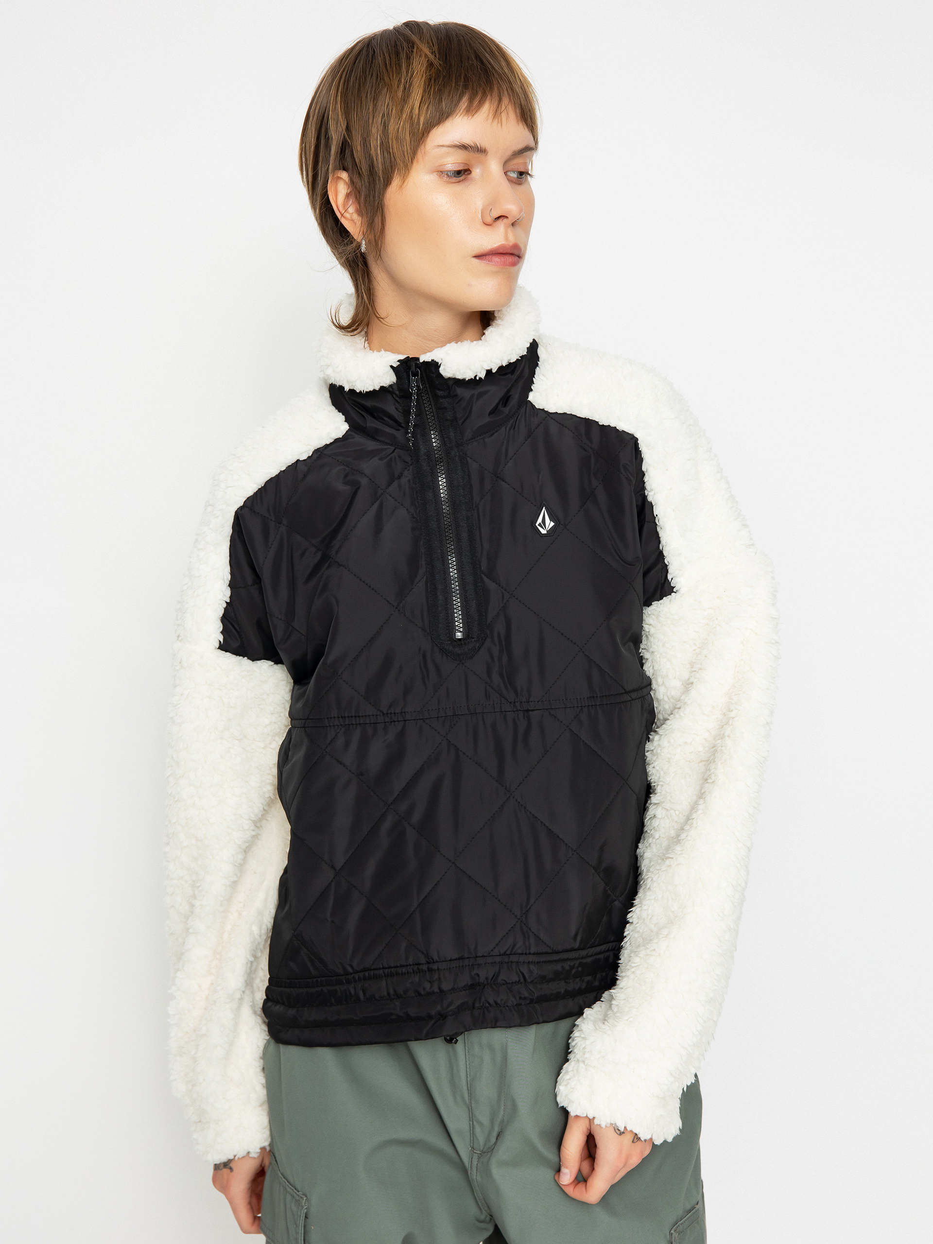 Kurtka snowboardowa Volcom Ferron Pullover Wmn (moonbeam)