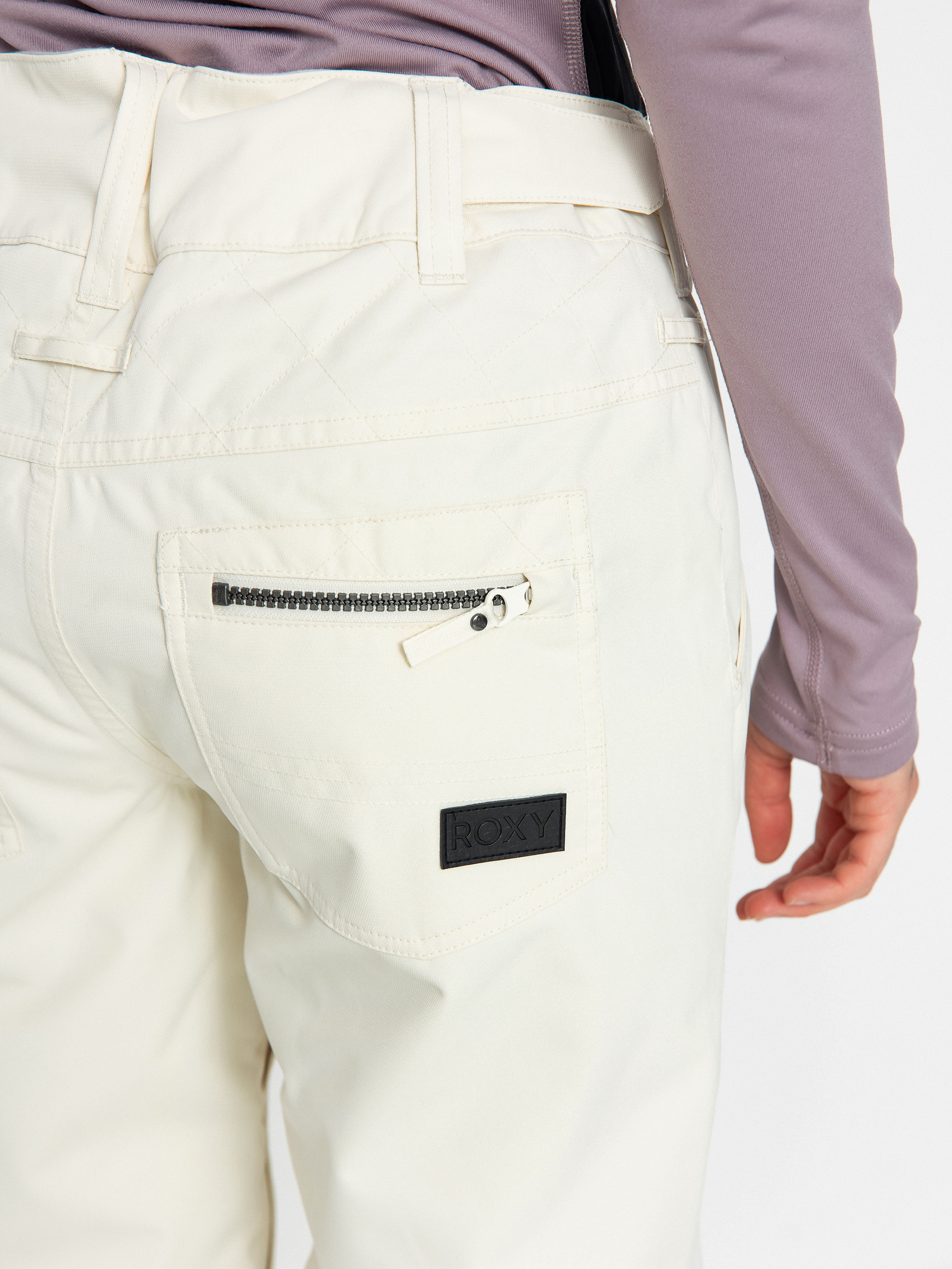 Damskie Spodnie snowboardowe Roxy Nadia (egret)