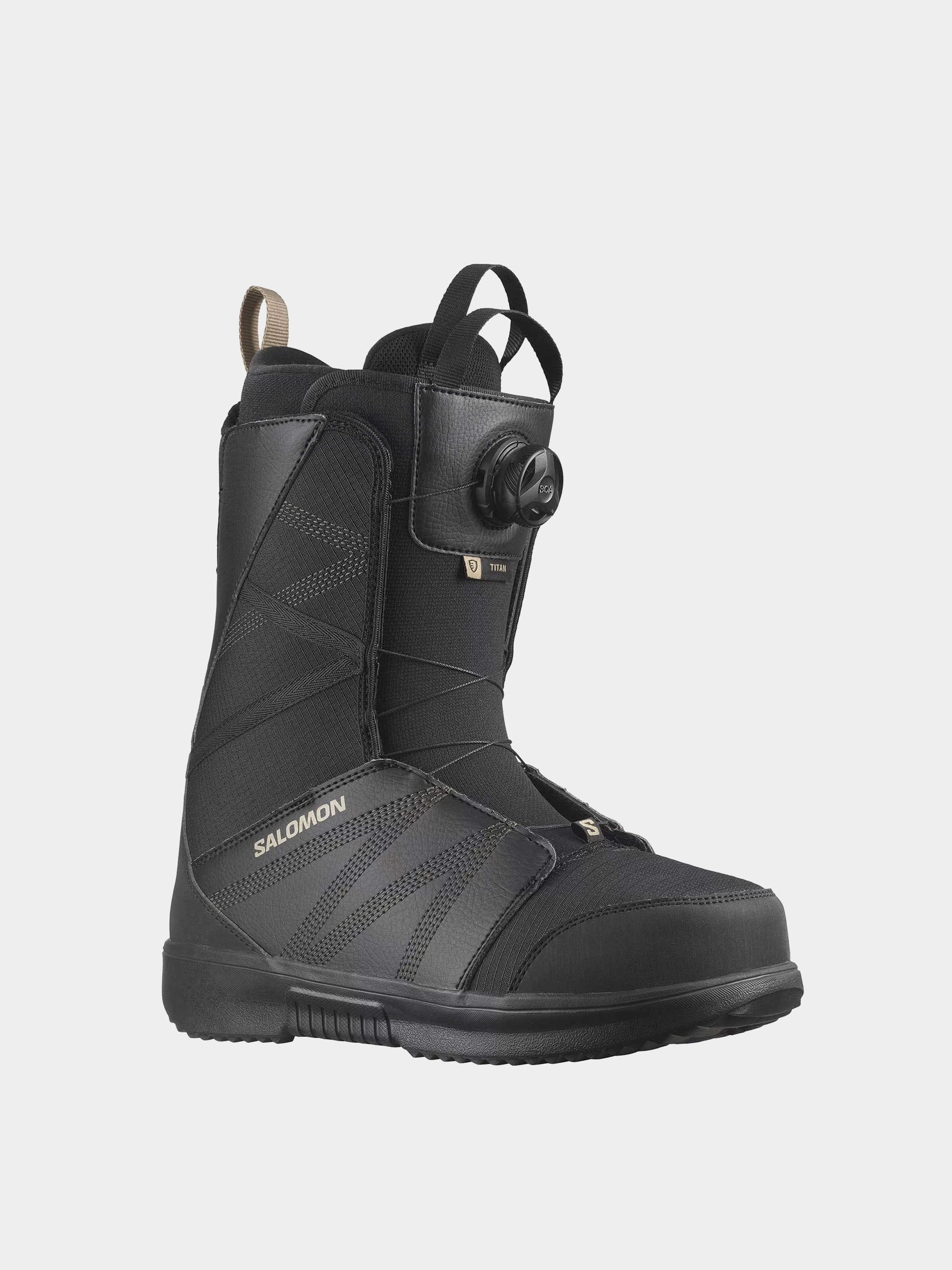 Buty snowboardowe Salomon Titan Boa (black/black/roasted cashew)