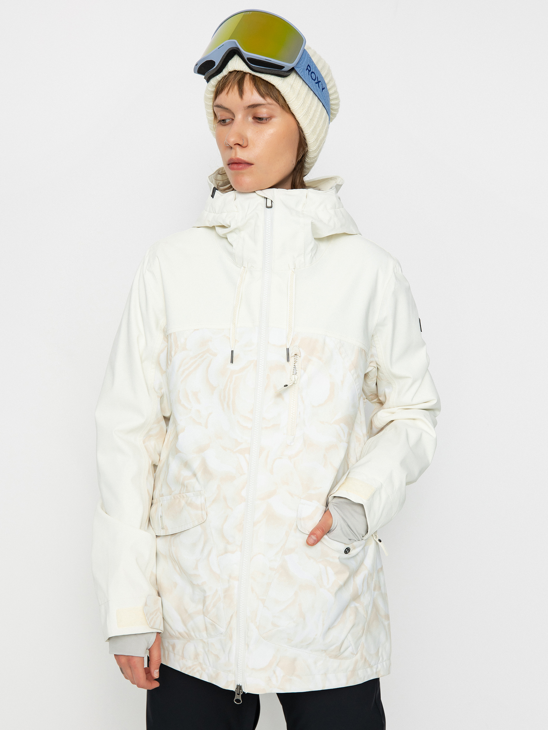 Damska Kurtka snowboardowa Roxy Stated (egret glow)