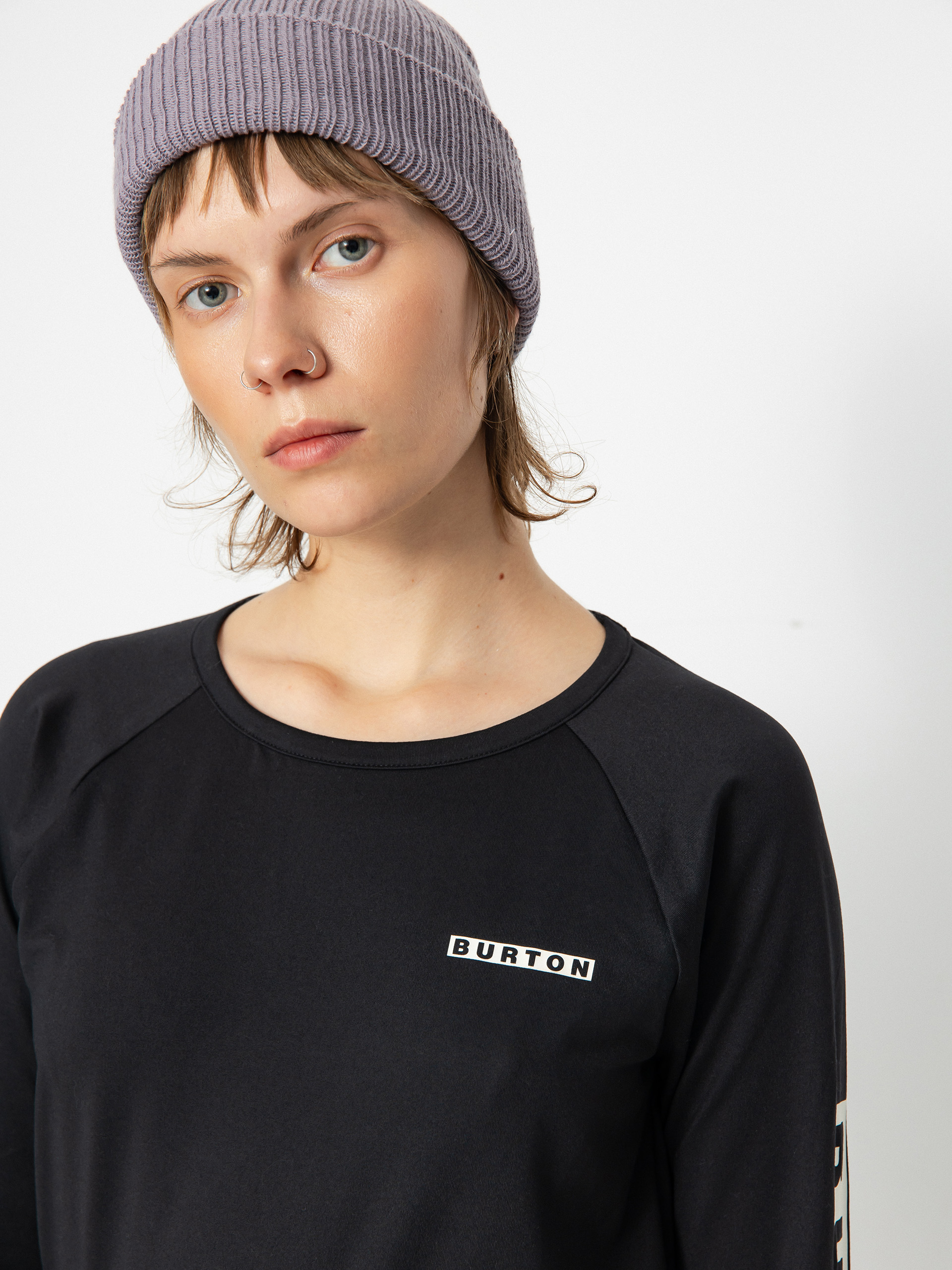 Damski Longsleeve Burton Roadie Base Layer Tech (true black)