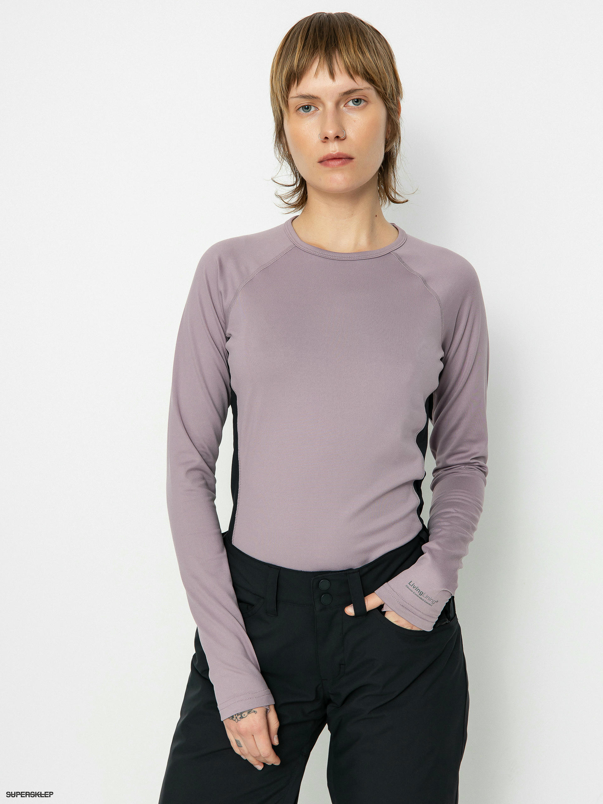 Longsleeve Burton Midweight X Base Layer Wmn elderberry