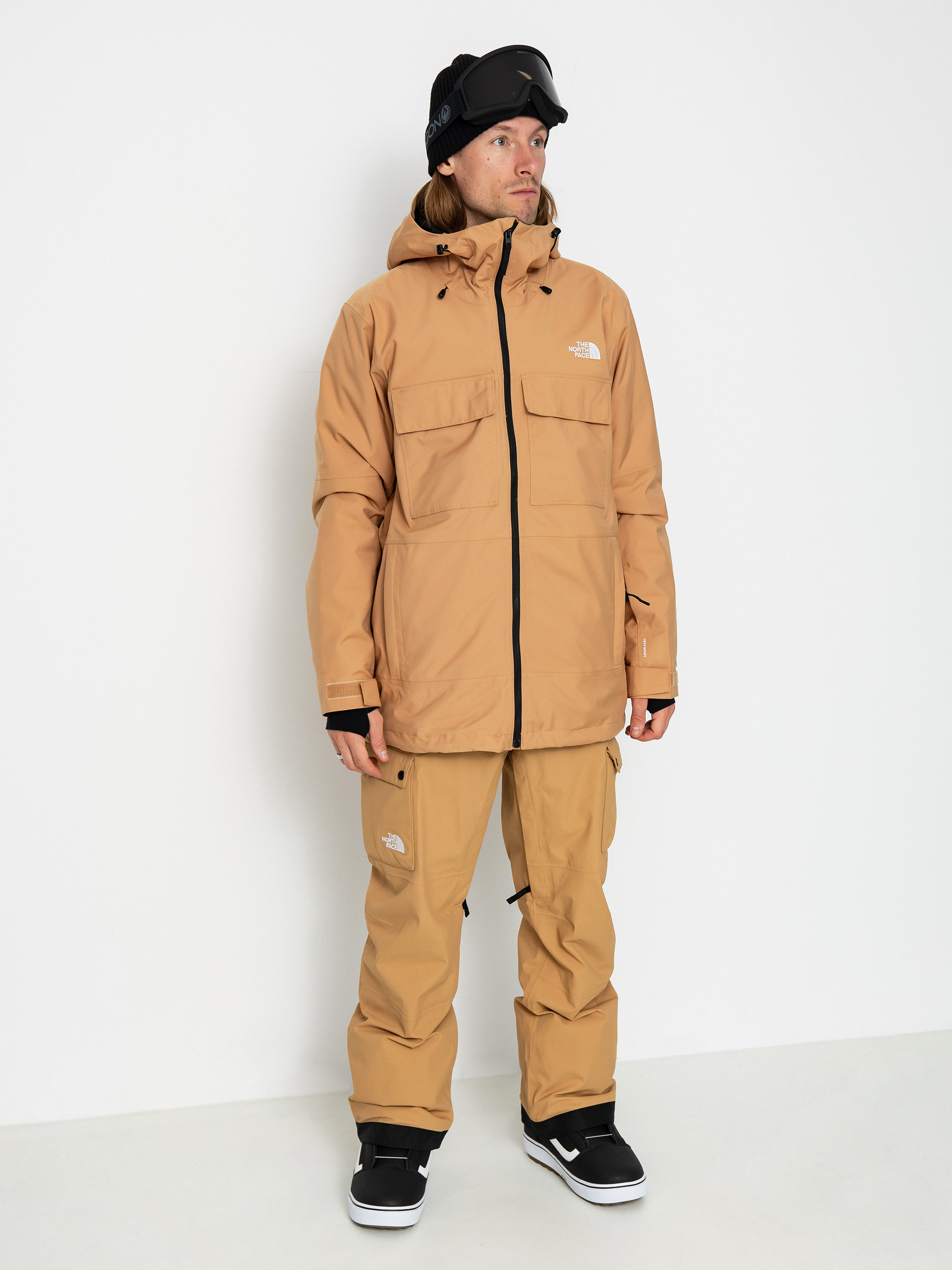 Męska Kurtka snowboardowa The North Face Fourbarrel Triclimate (almond butter/tnf black)