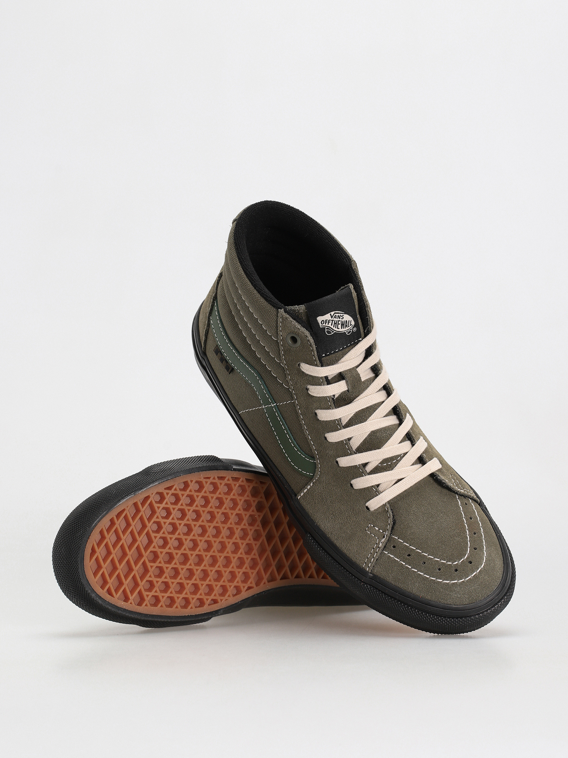 Buty Vans Skate Sk8 Hi (green olive)