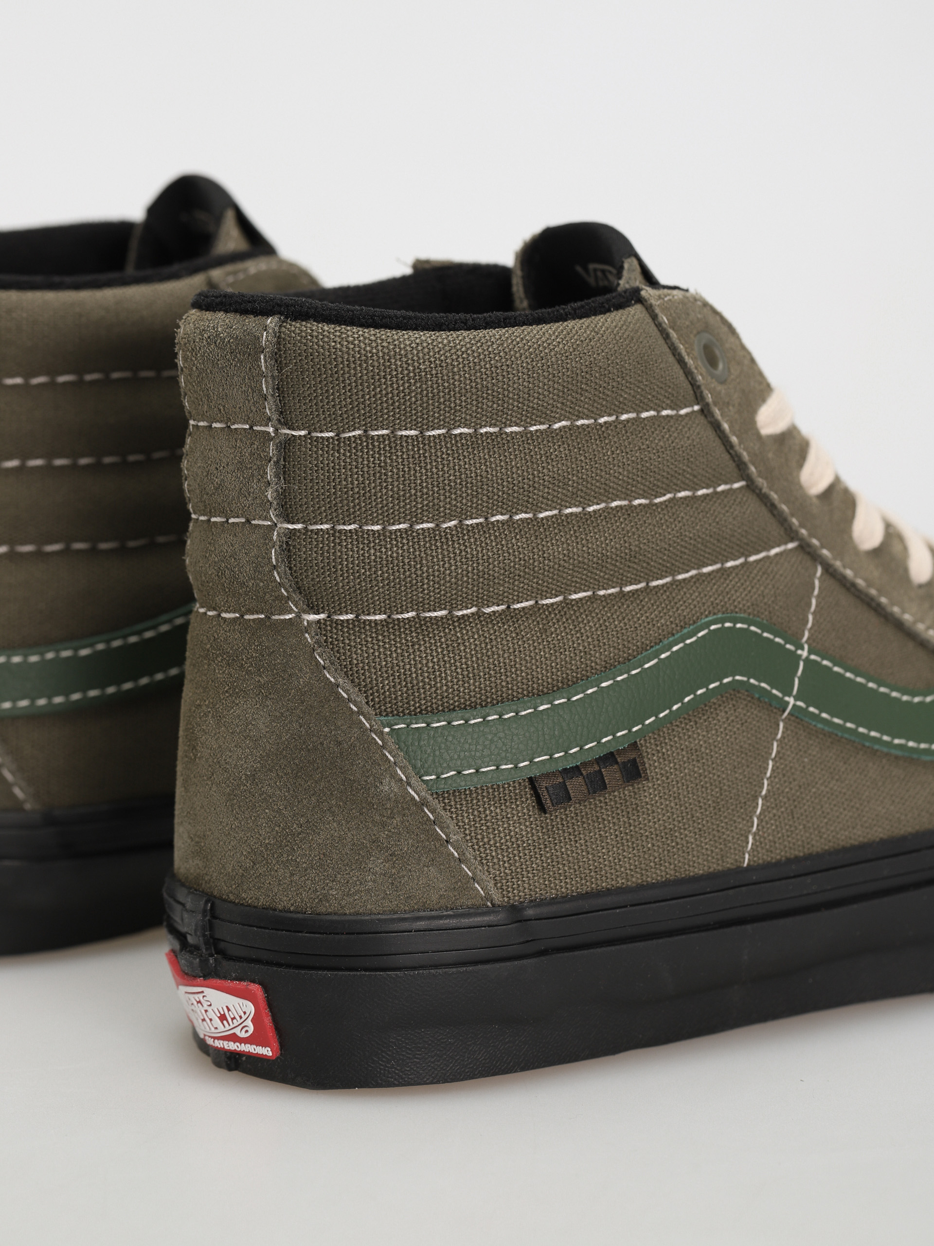 Buty Vans Skate Sk8 Hi (green olive)