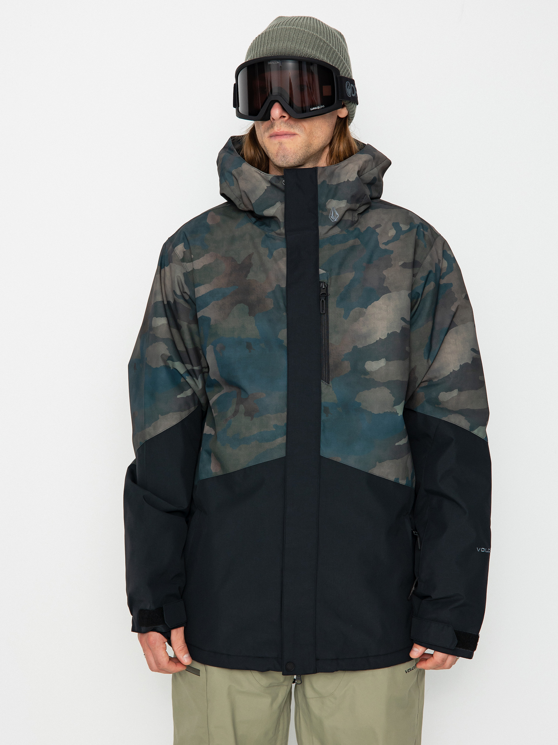 Męska Kurtka snowboardowa Volcom Vcolp Ins (cloudwash camo)