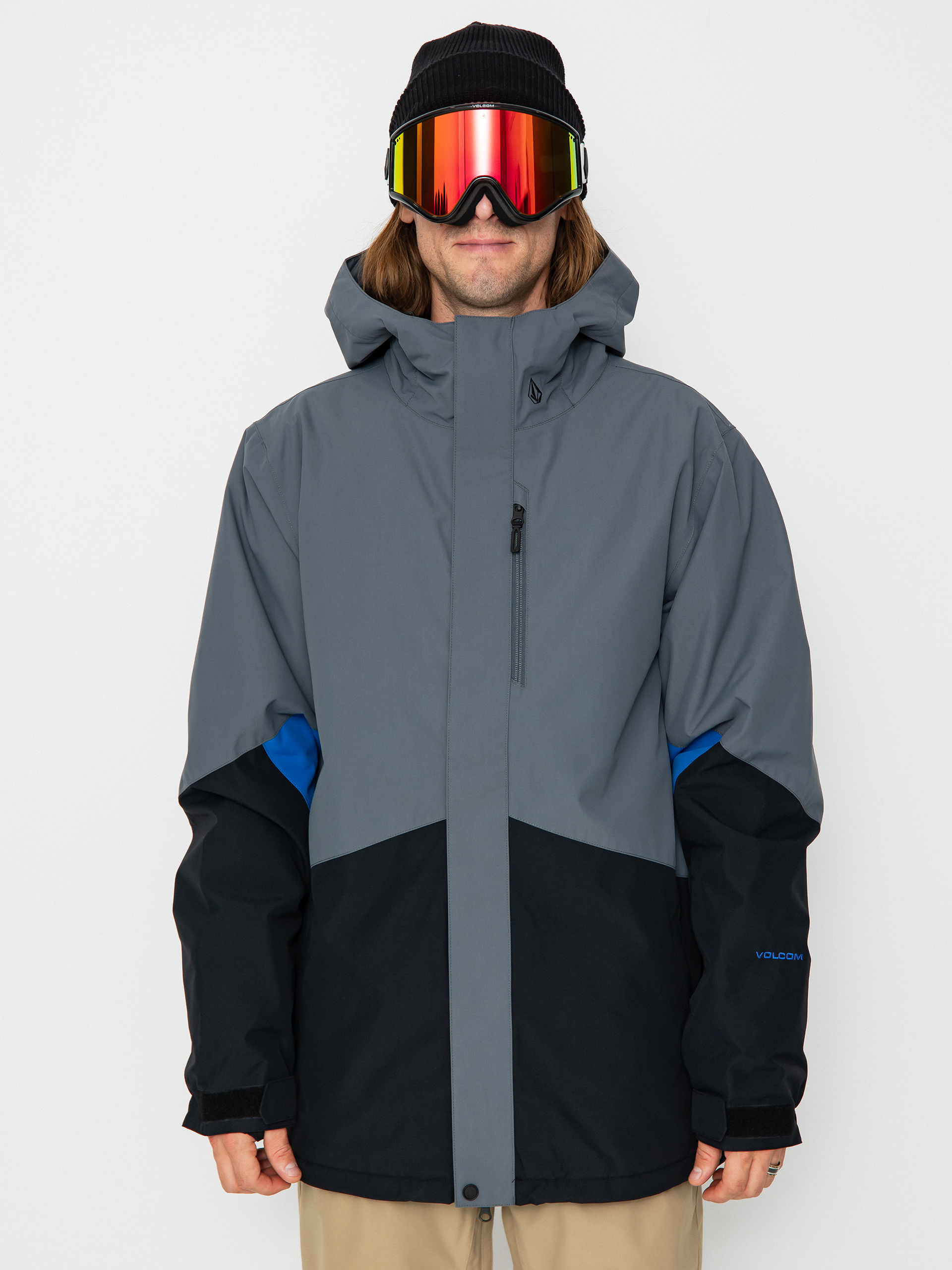 Męska Kurtka snowboardowa Volcom Vcolp Ins (dark grey)