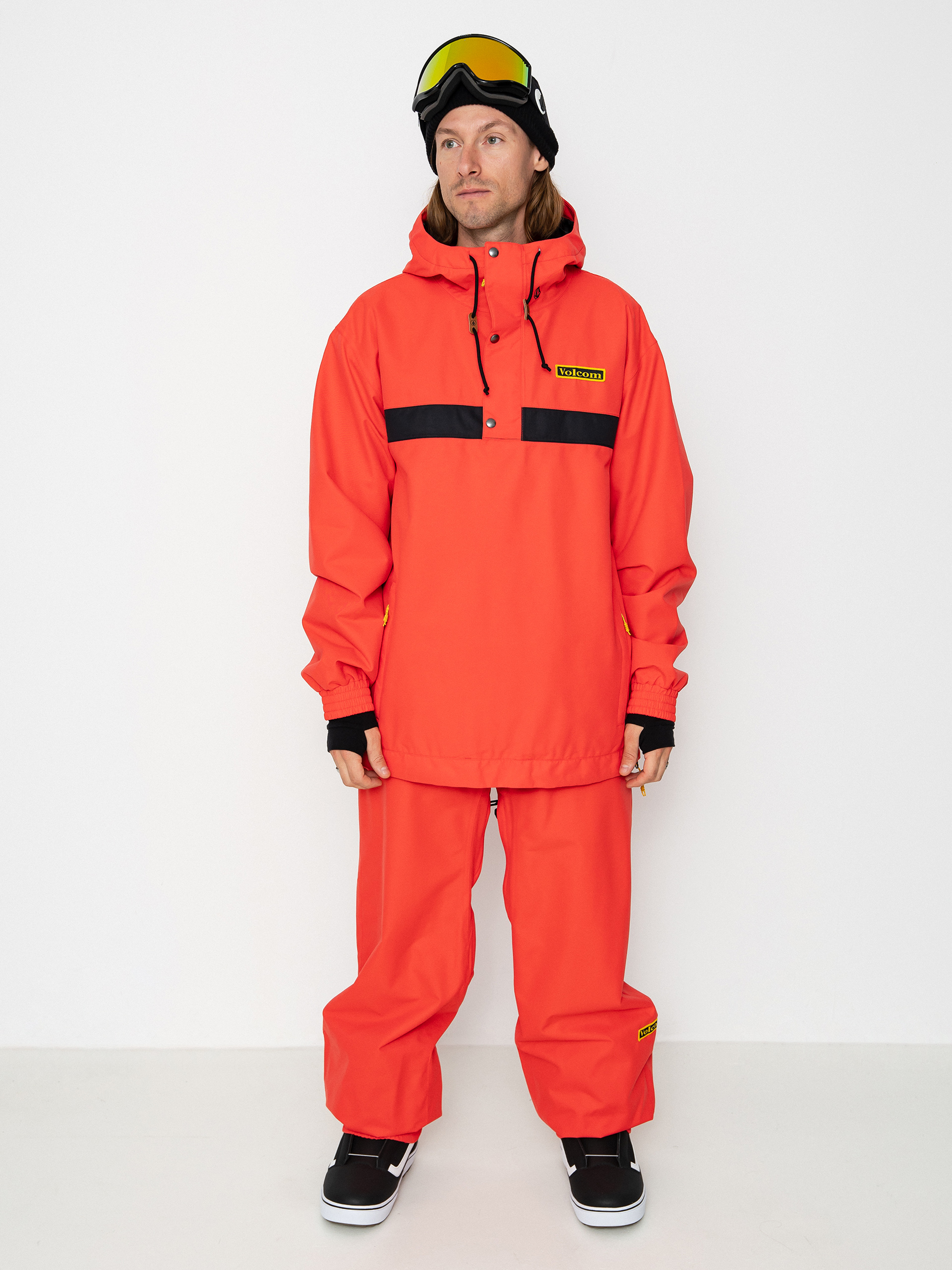 Kurtka snowboardowa Volcom Longo Pullover (orange)