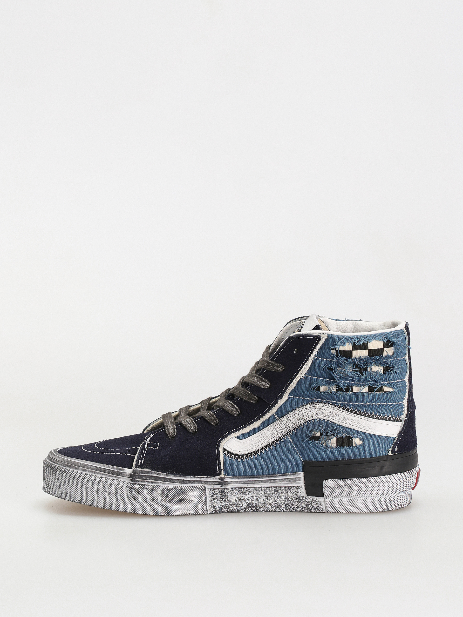 Buty Vans Sk8 Hi Reconstruct (stressed check navy/stv navy)