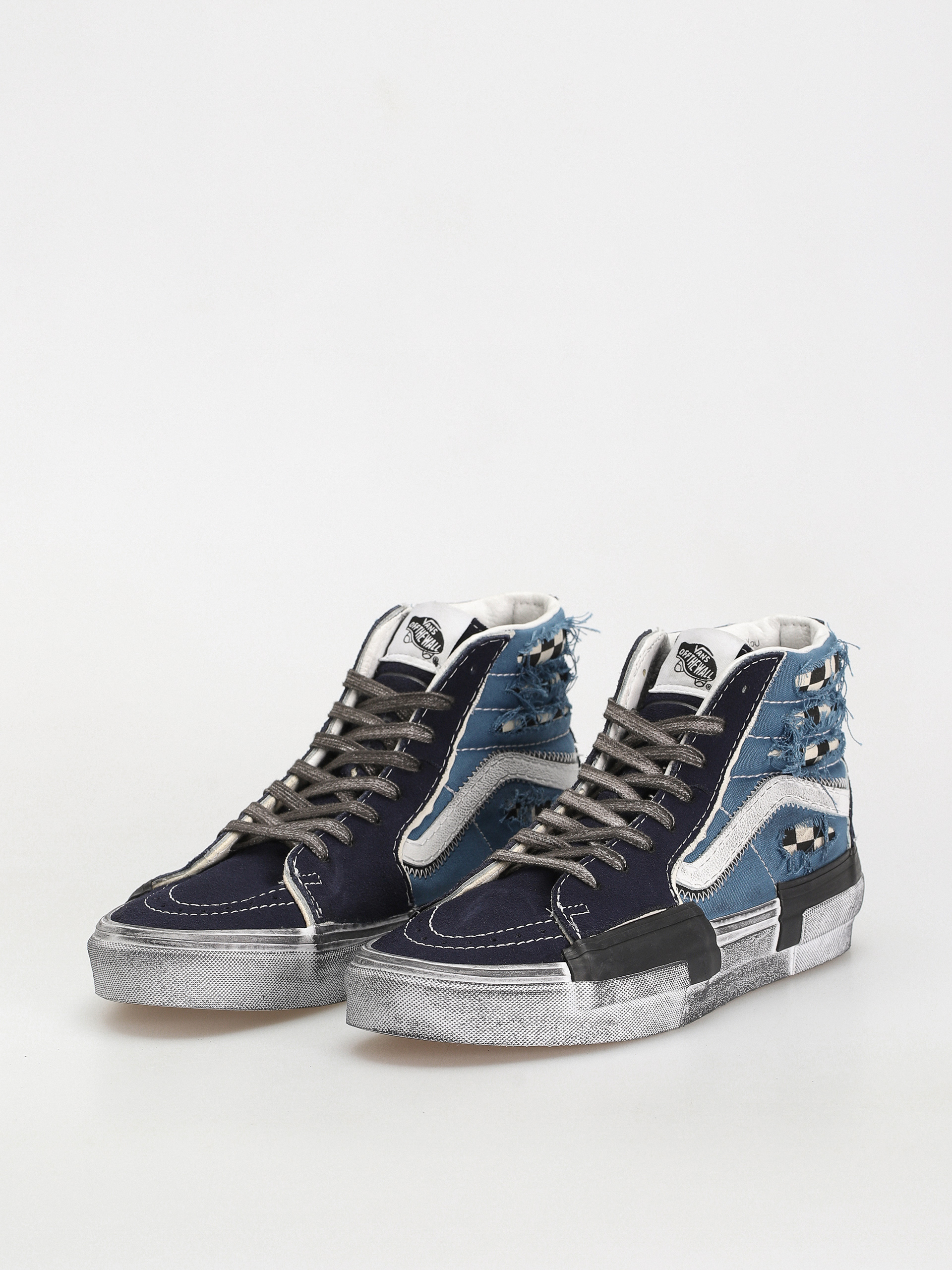 Buty Vans Sk8 Hi Reconstruct (stressed check navy/stv navy)