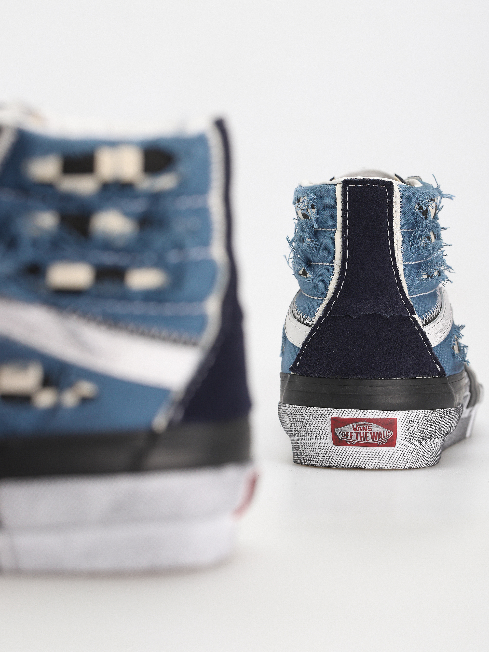 Buty Vans Sk8 Hi Reconstruct (stressed check navy/stv navy)