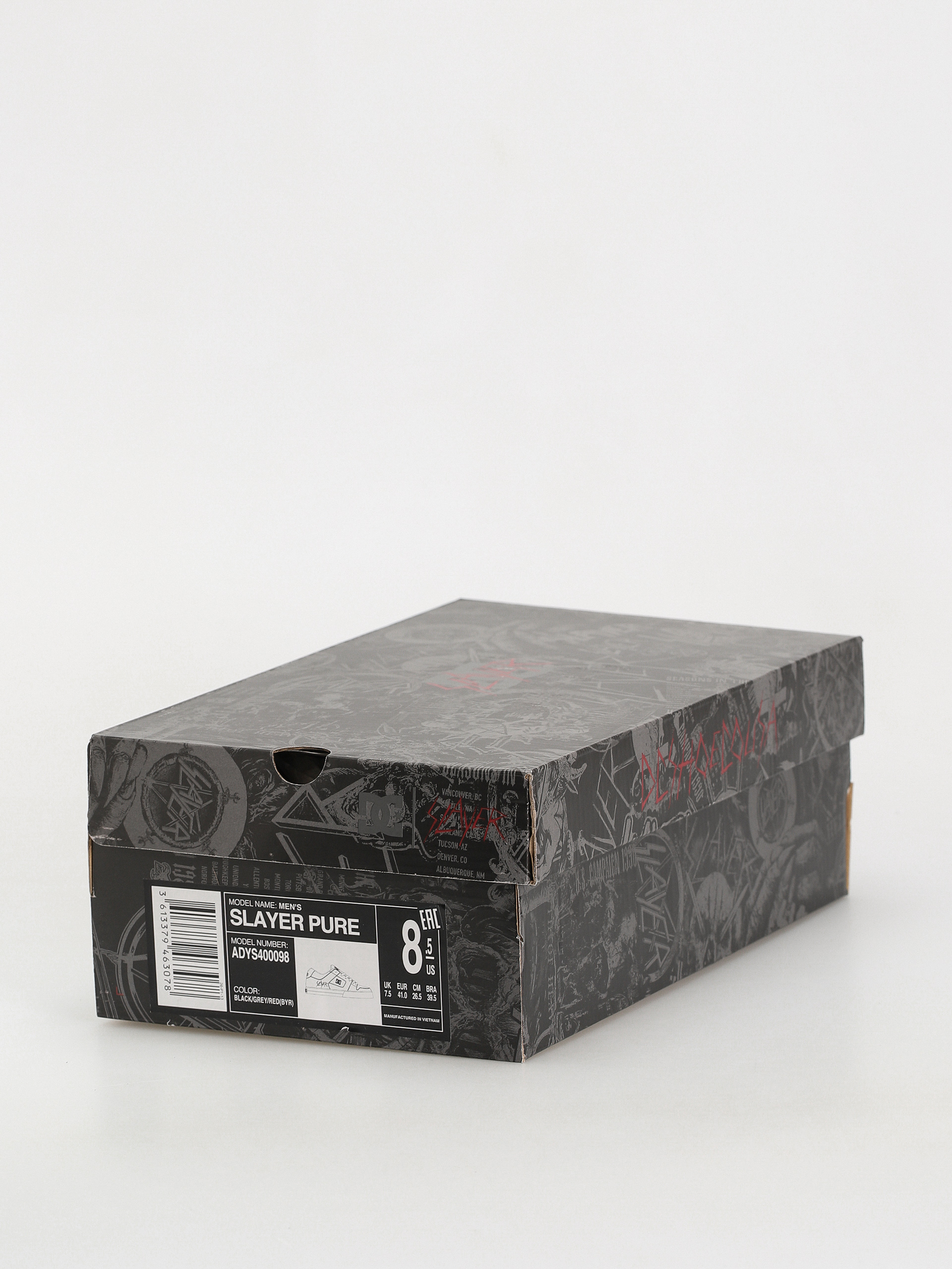 Buty DC X Slayer Pure (black/grey/red)