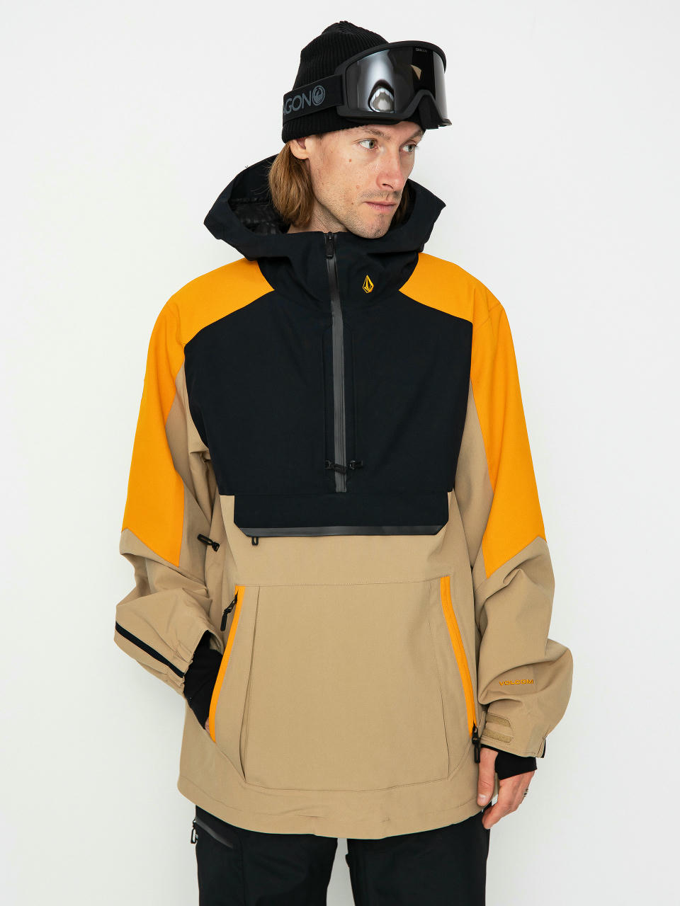 Kurtka snowboardowa Volcom Brighton Pullover (gold)