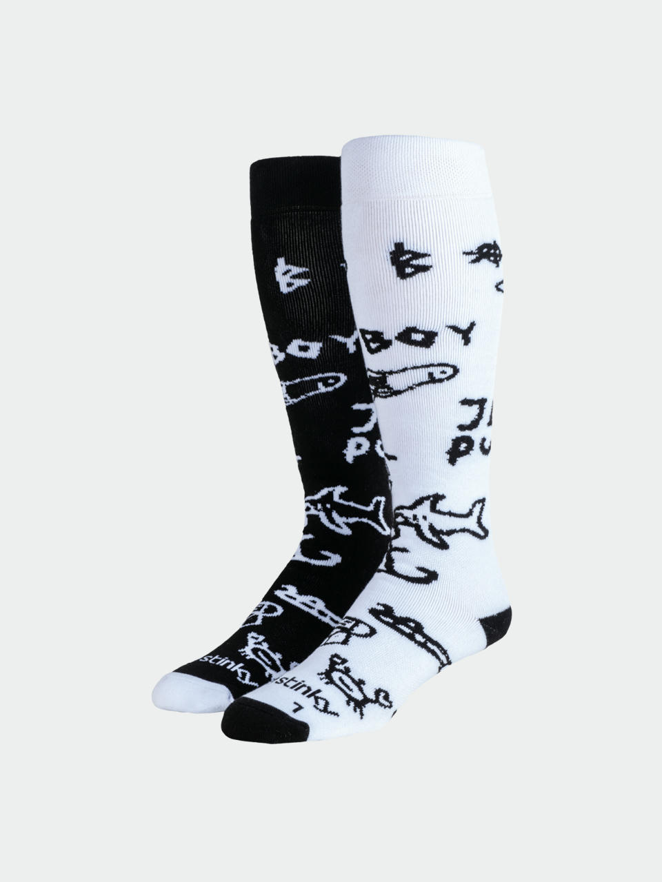 Skarpety Stinky Socks Andrew Brewer Bad Boy (black/white)