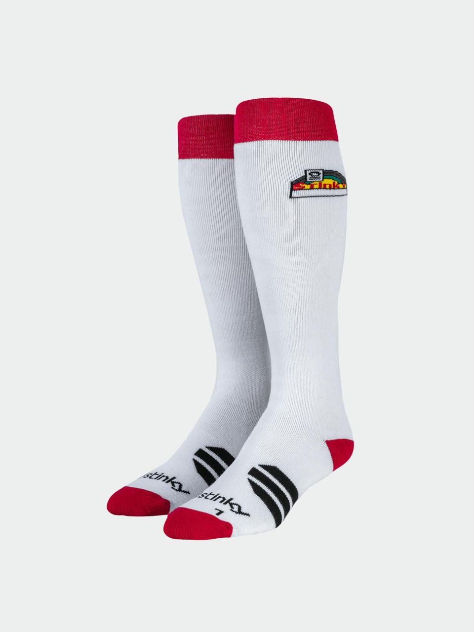 Skarpety Stinky Socks The Rainbow (white/red)