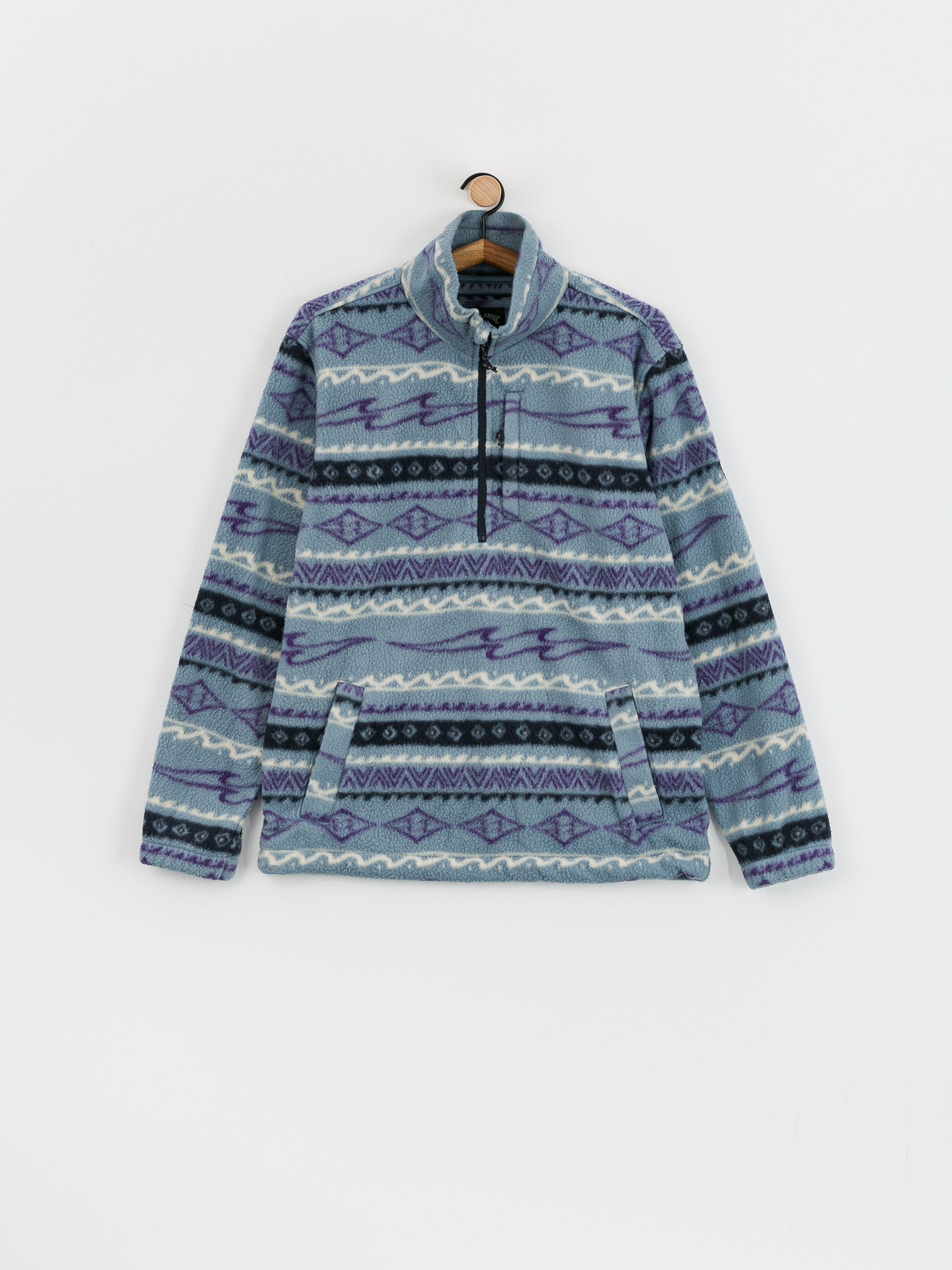 Męski Polar Billabong Boundary Mock Neck (washed blue)