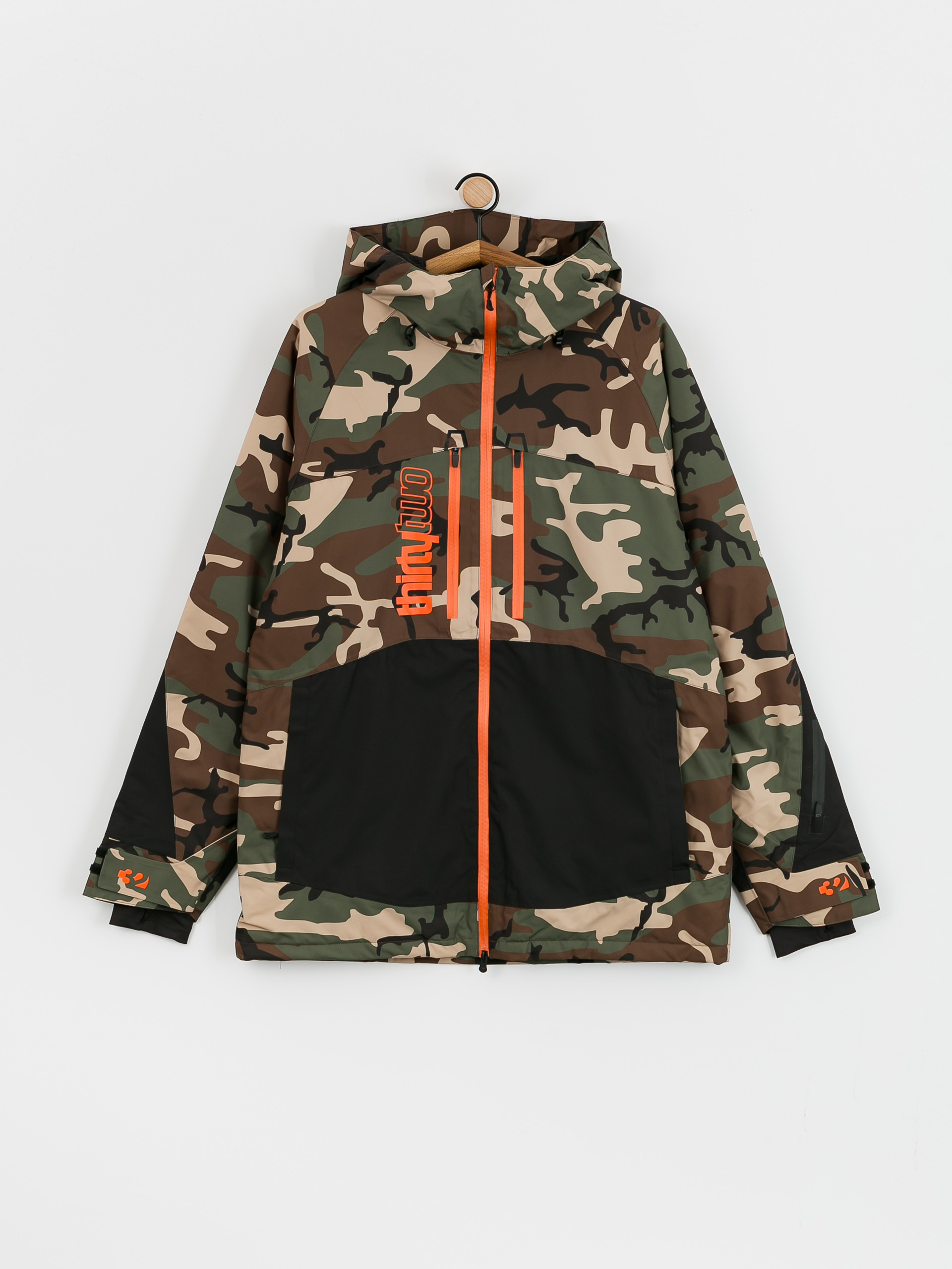 Męska Kurtka snowboardowa ThirtyTwo Lashed Insulated (black/camo)