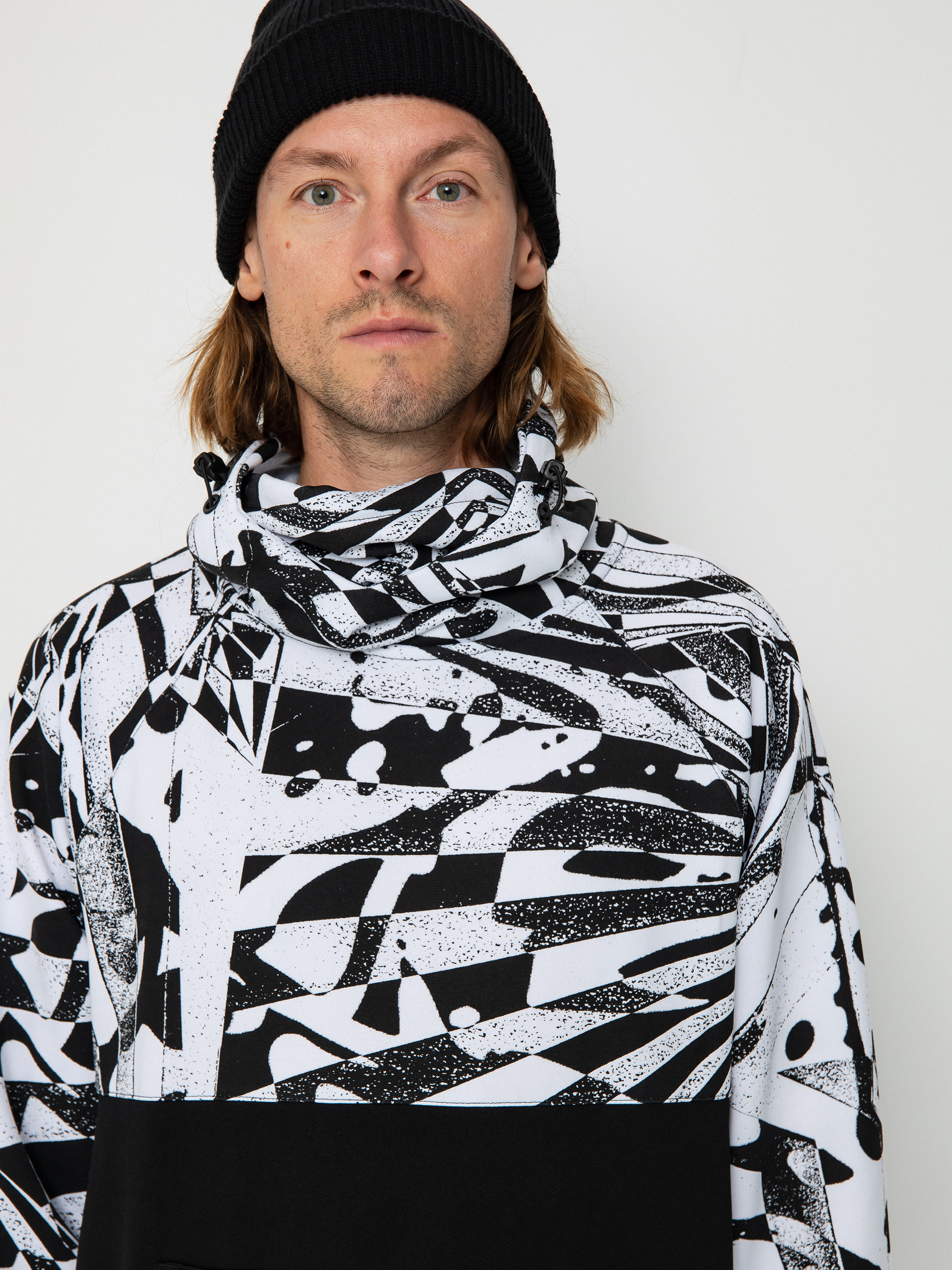 Męska Bluza aktywna Volcom Hydro Riding HD (black white)