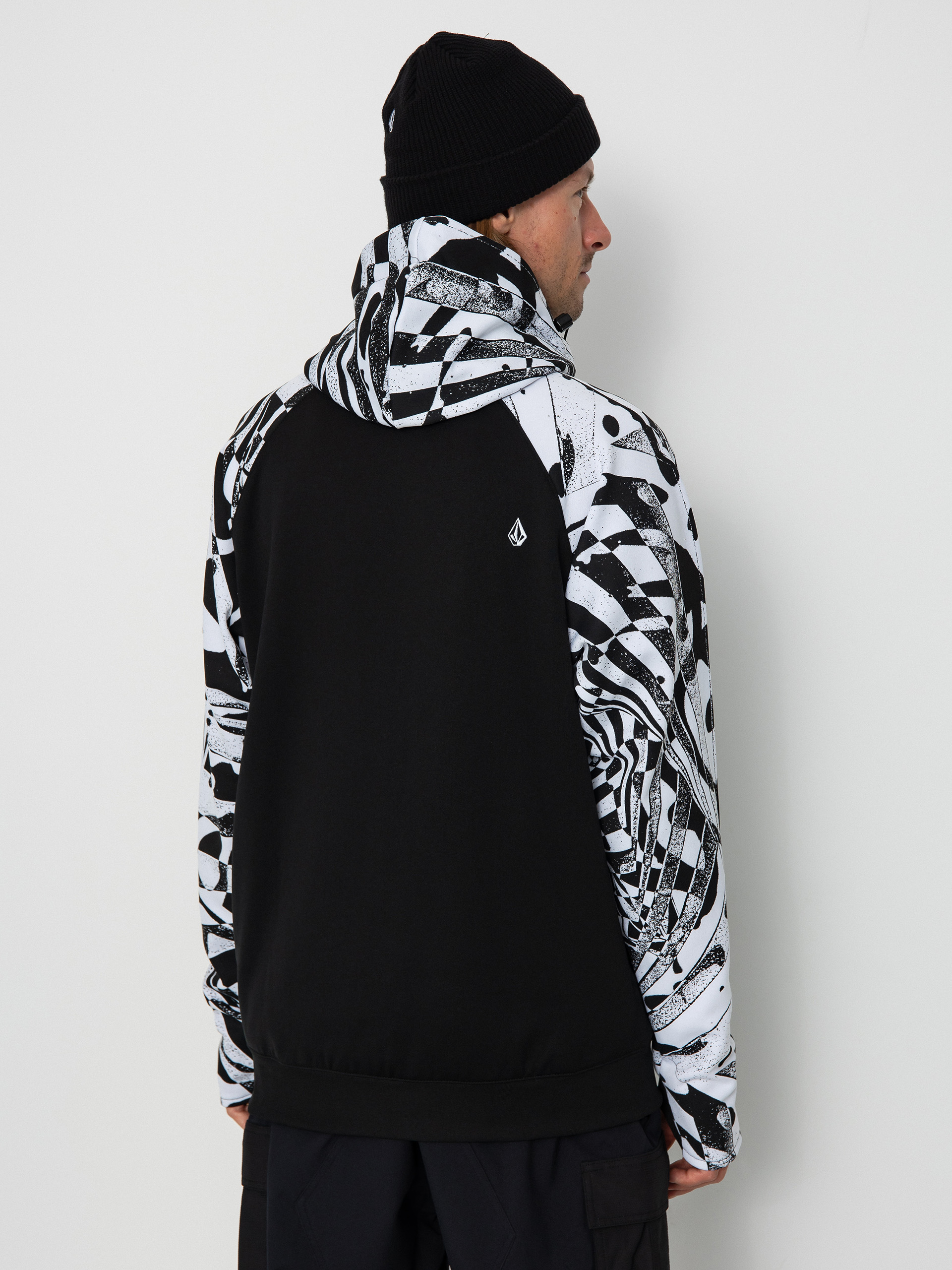 Męska Bluza aktywna Volcom Hydro Riding HD (black white)