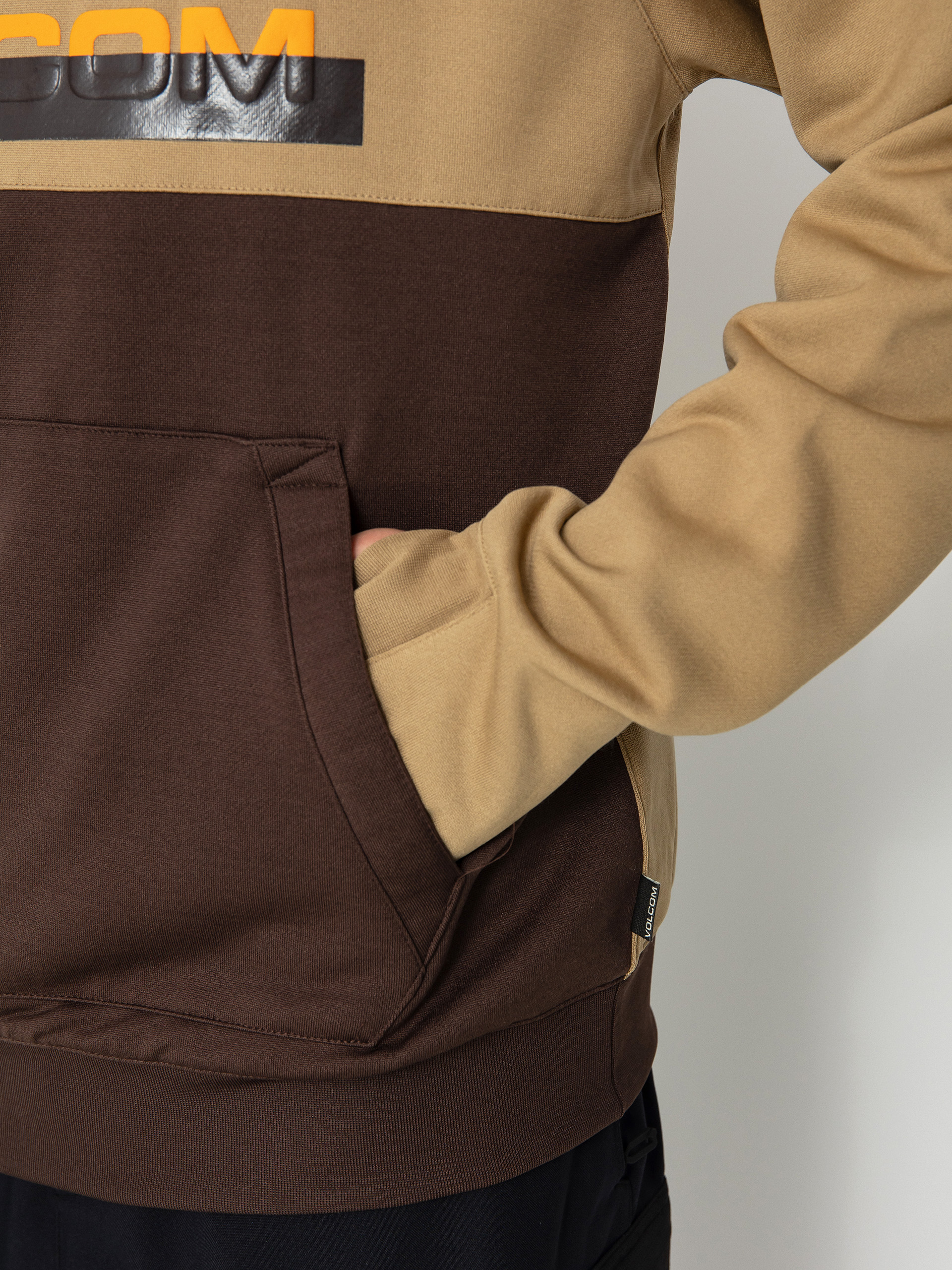 Męska Bluza aktywna Volcom Hydro Riding HD (dark khaki)