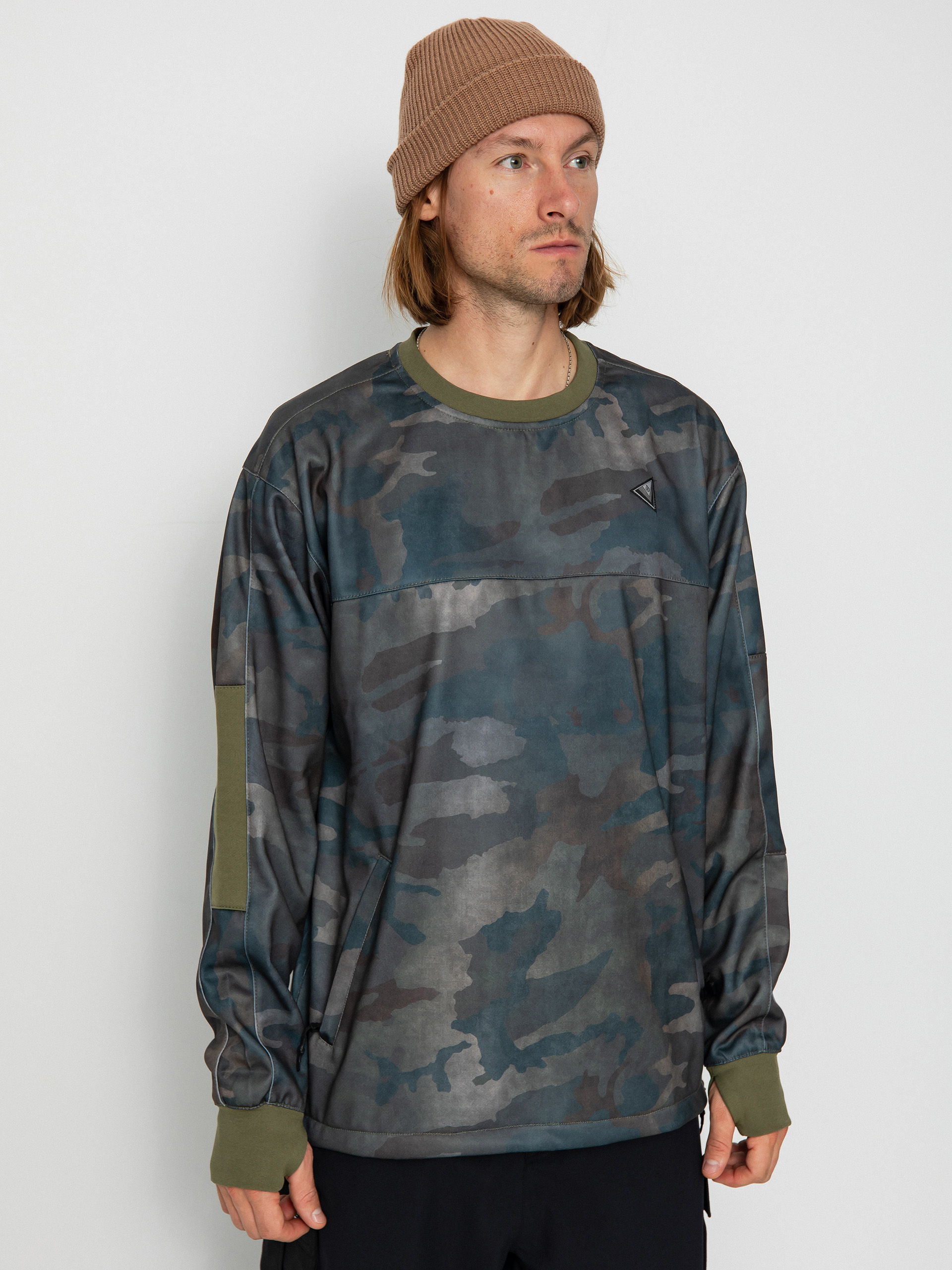 Bluza aktywna Volcom Hydro Riding Crew (cloudwash camo)