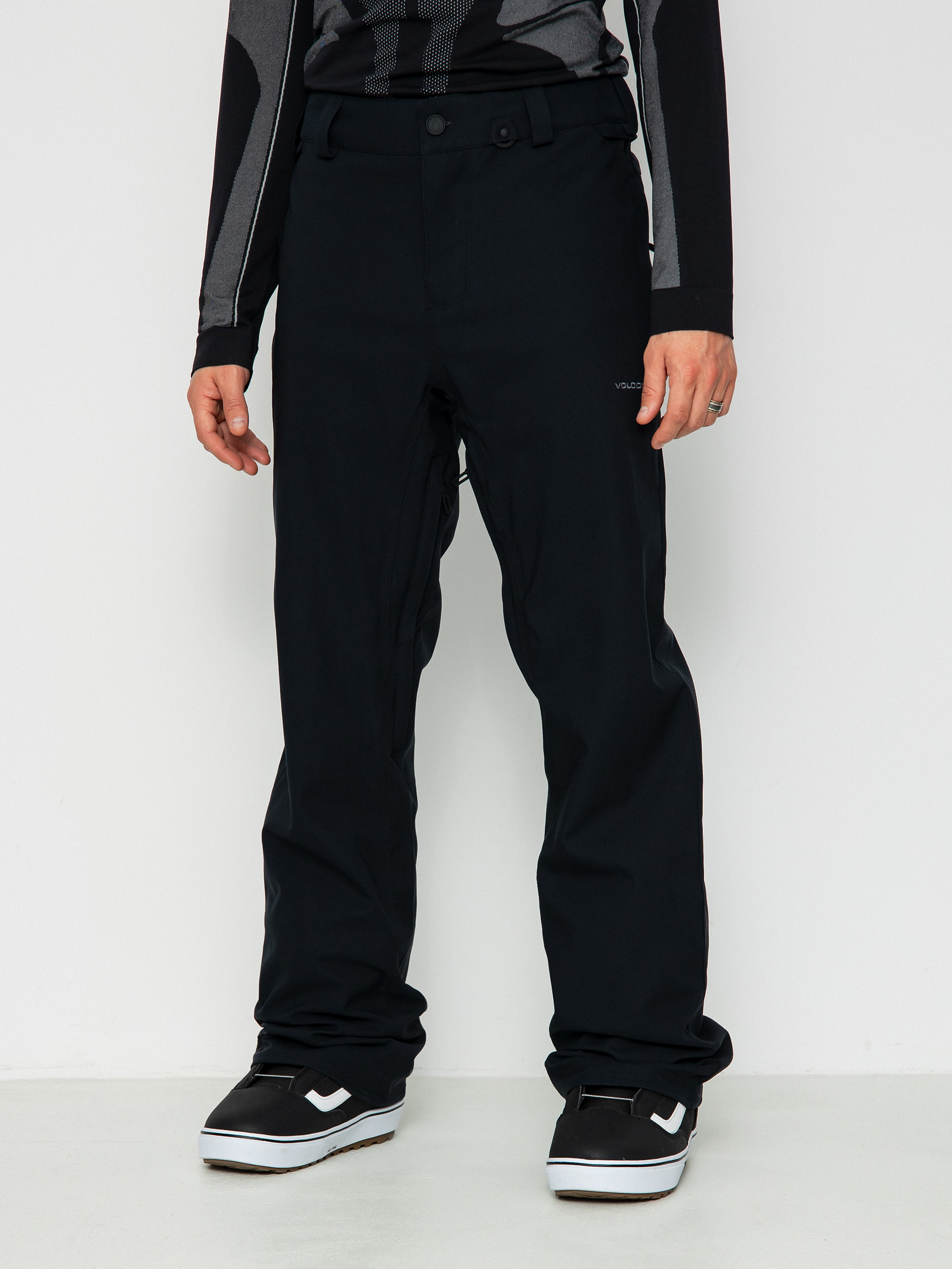 Męskie Spodnie snowboardowe Volcom Freakin Snow Chino (black)