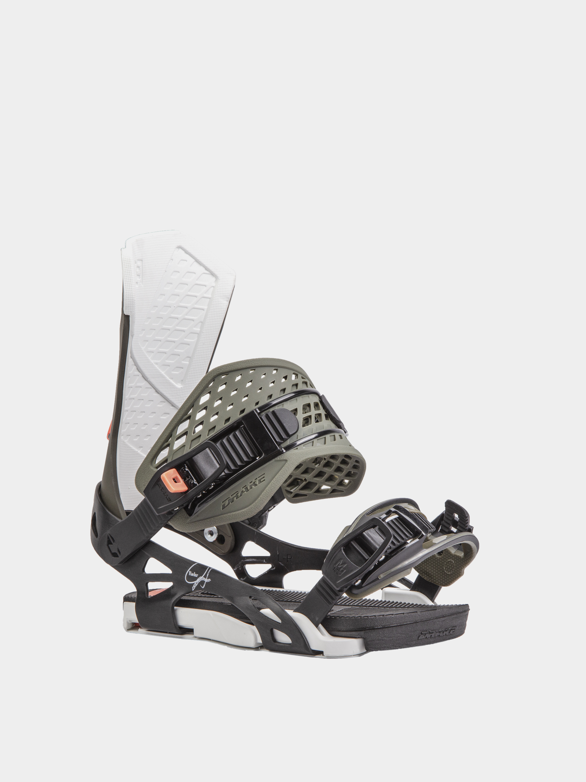 Męskie Wiązania snowboardowe Drake Radar (green forest/white)