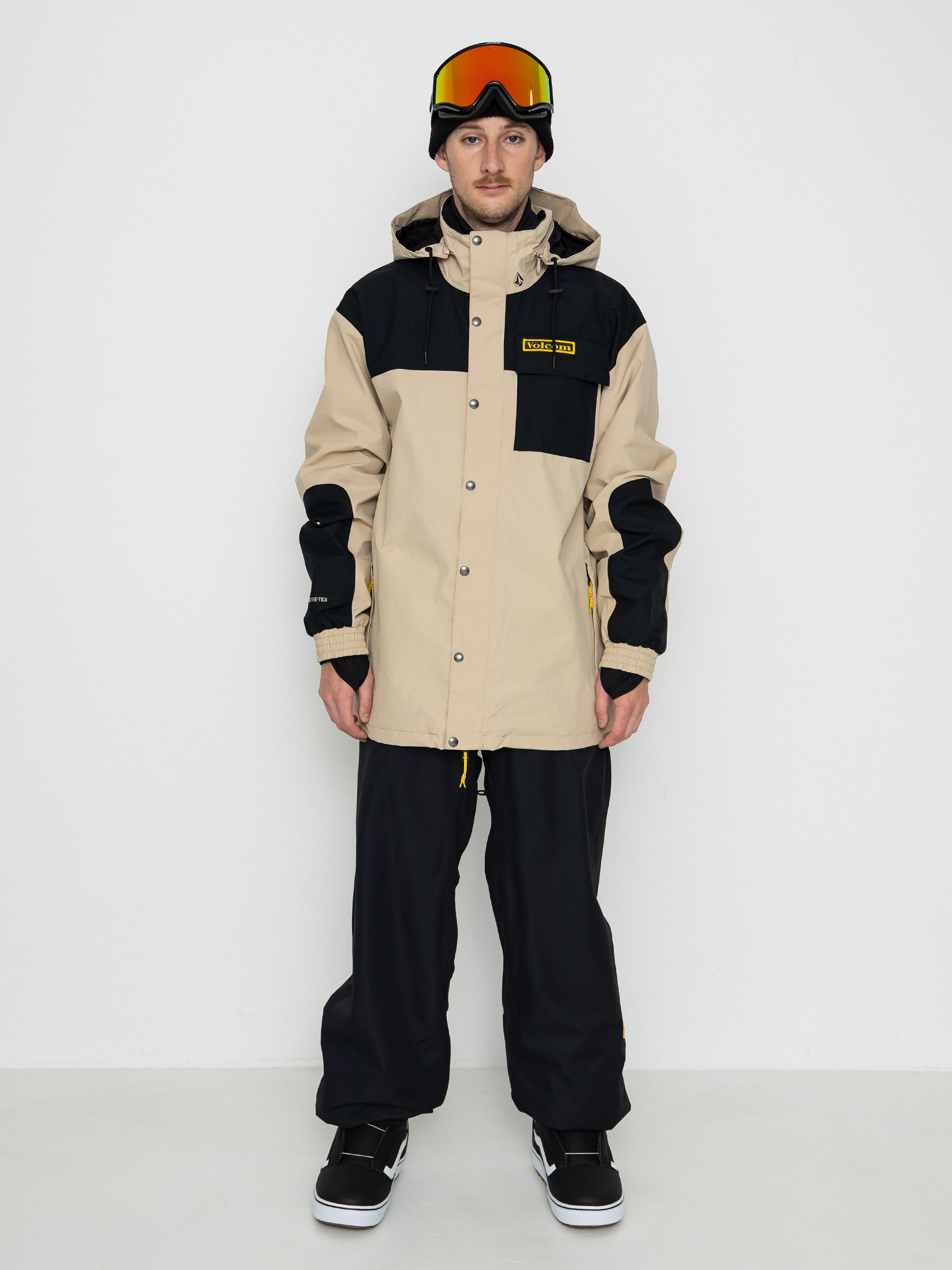 Męska Kurtka snowboardowa Volcom Longo Gore Tex (khakiest)