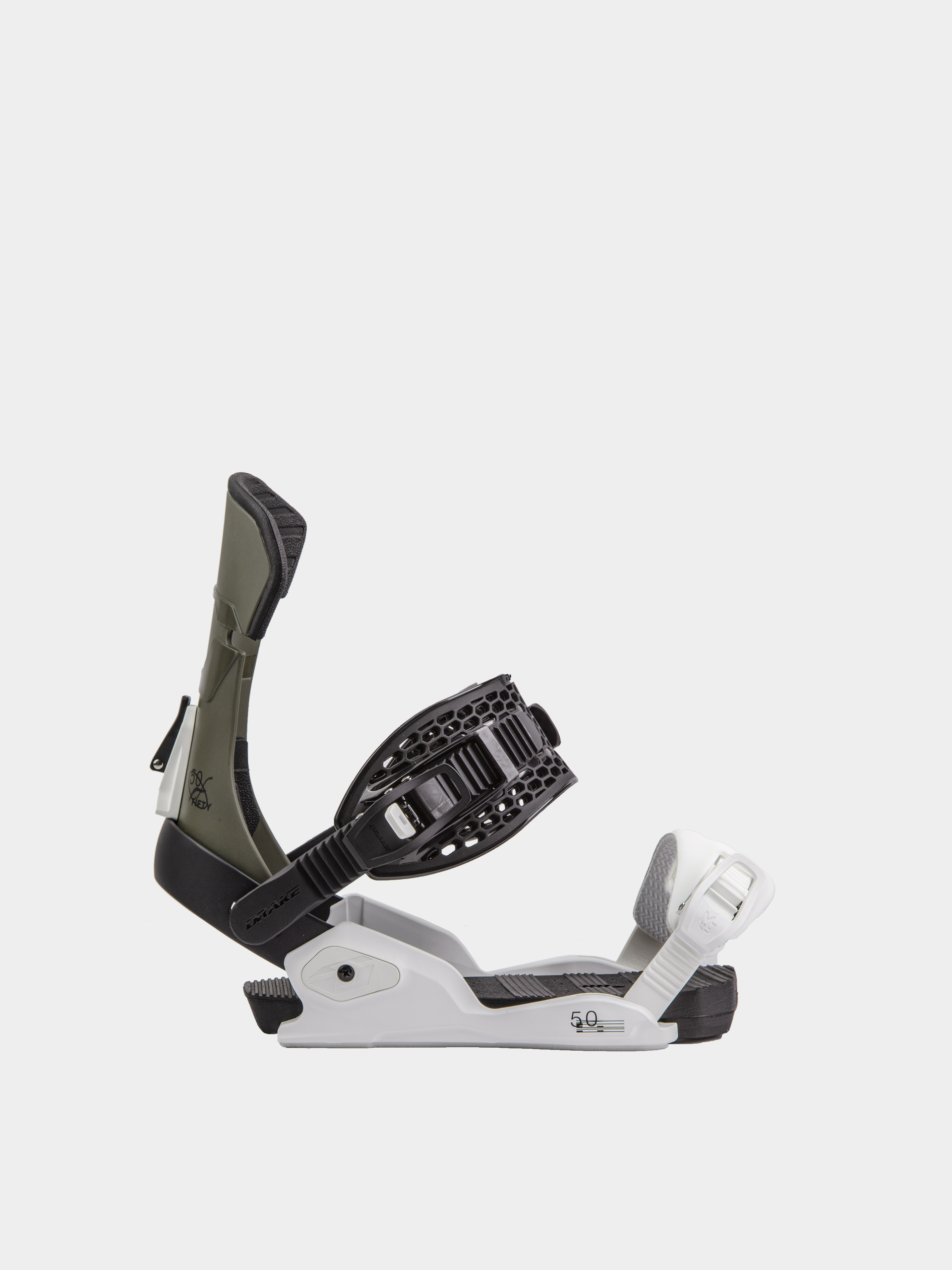 Męskie Wiązania snowboardowe Drake Fifty (green forest/white)