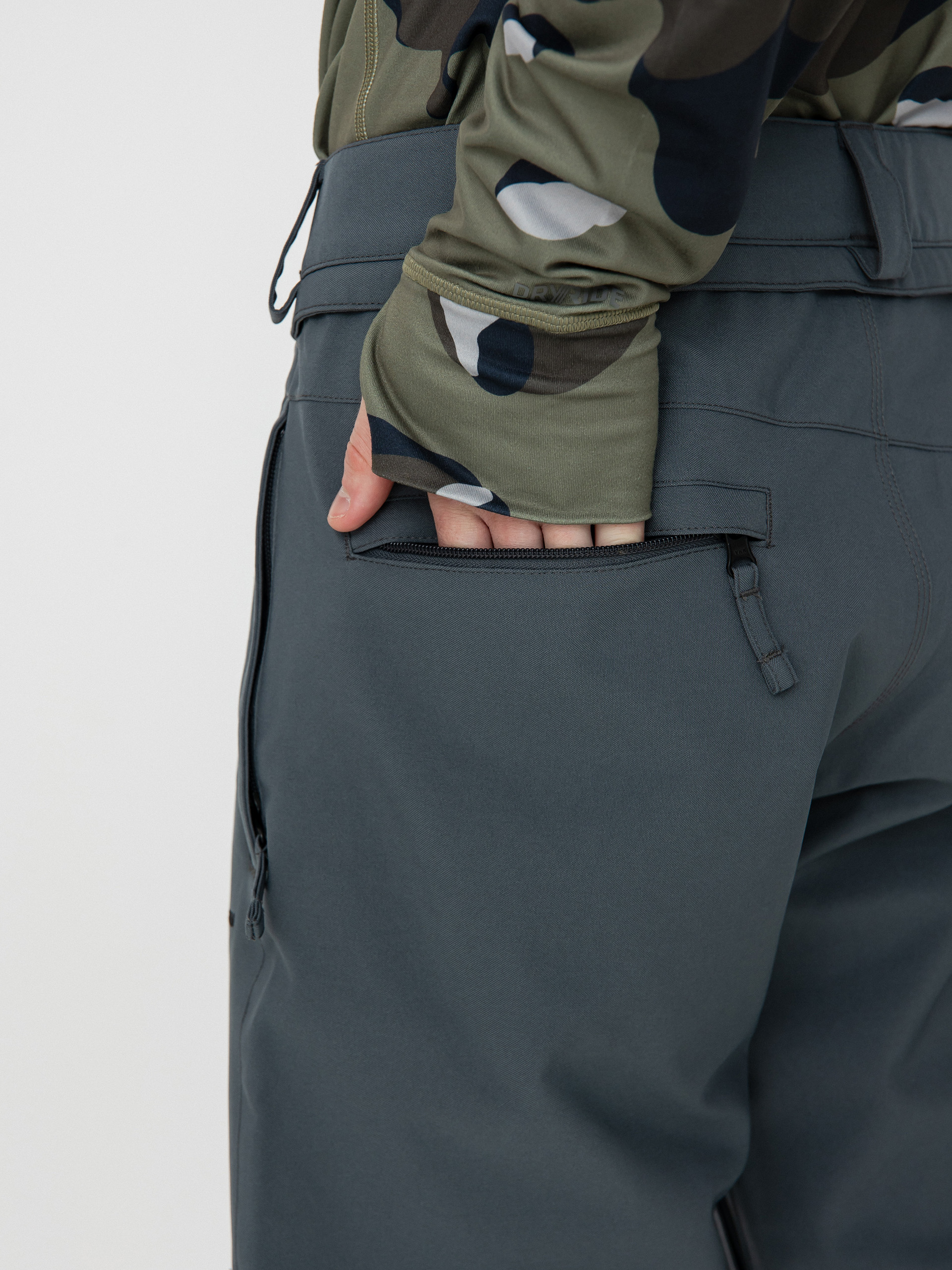 Męskie Spodnie snowboardowe Volcom Freakin Snow Chino (dark grey)