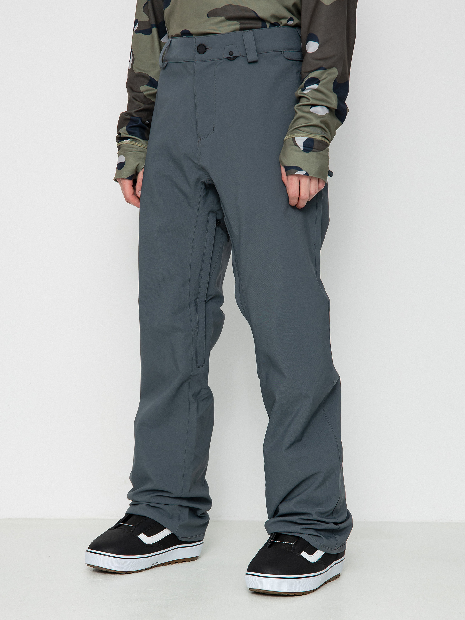 Męskie Spodnie snowboardowe Volcom Freakin Snow Chino (dark grey)