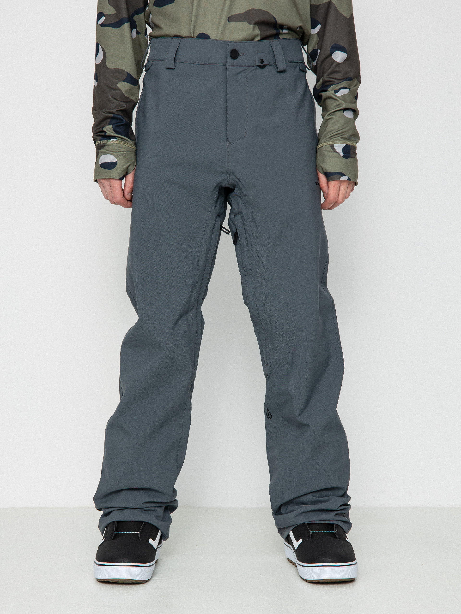 Męskie Spodnie snowboardowe Volcom Freakin Snow Chino (dark grey)