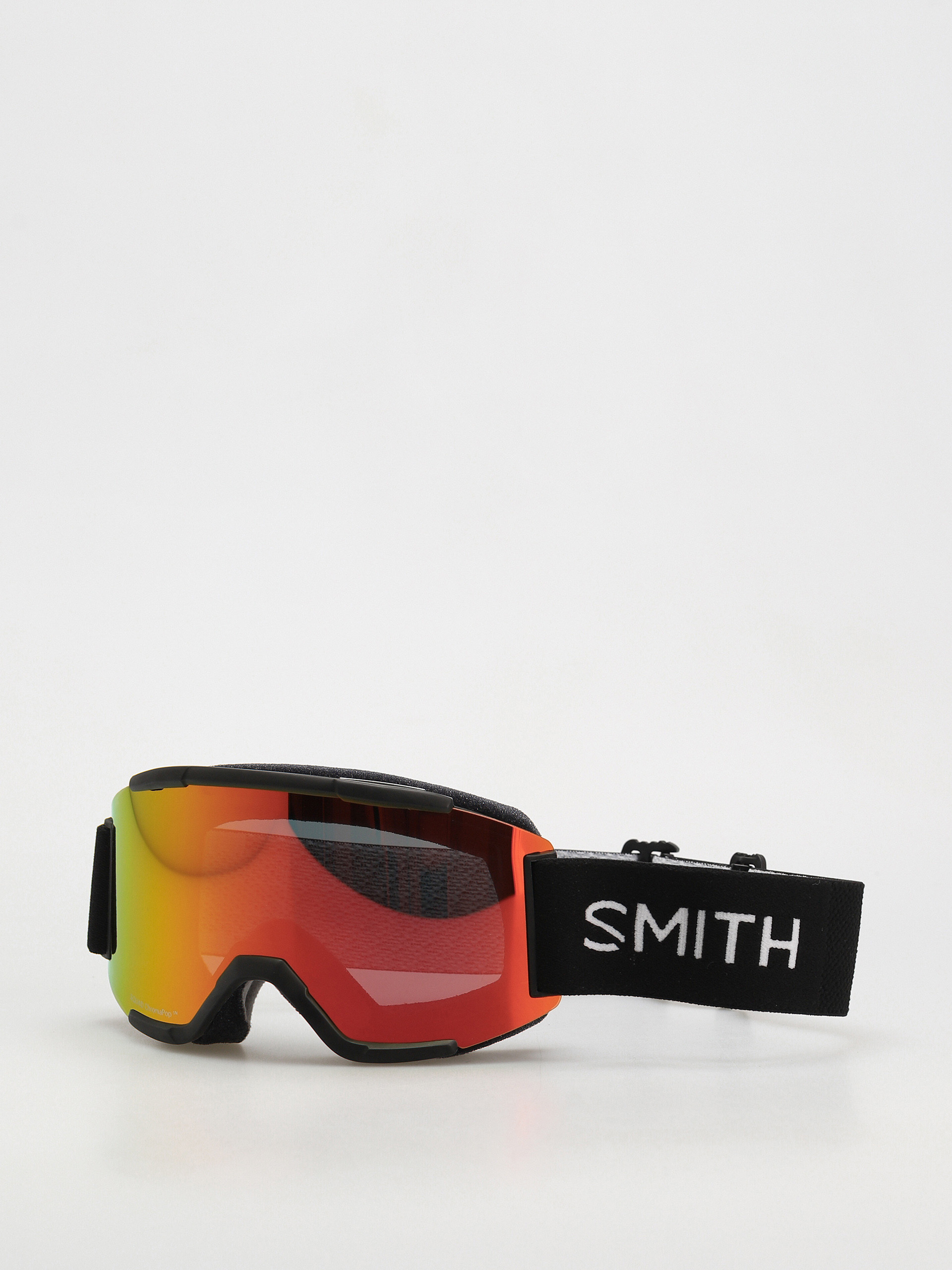 Gogle Smith Squad (black/chromapop sun red mirror)