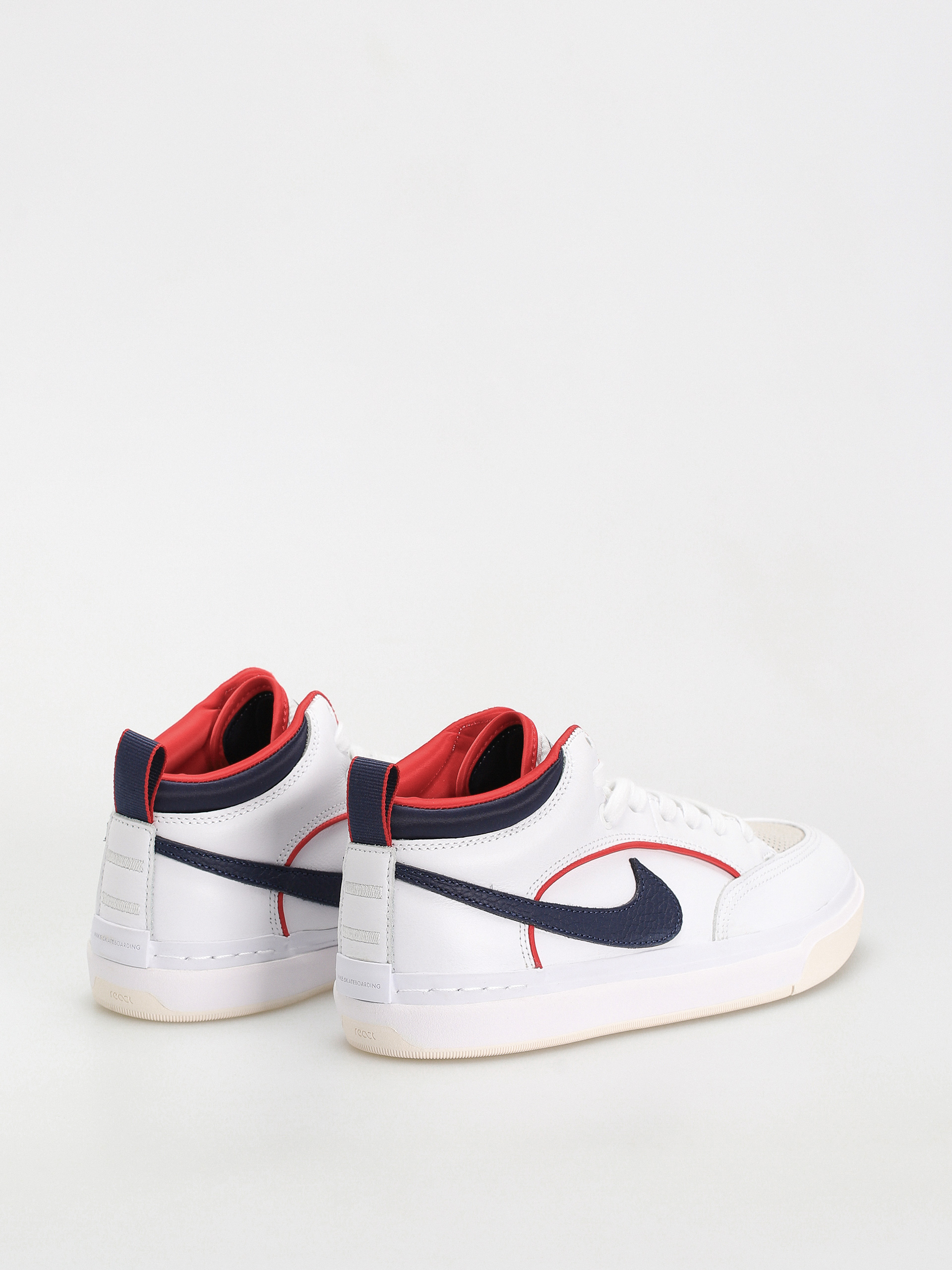 Buty Nike SB React Leo Premium (white/midnight navy university red white)