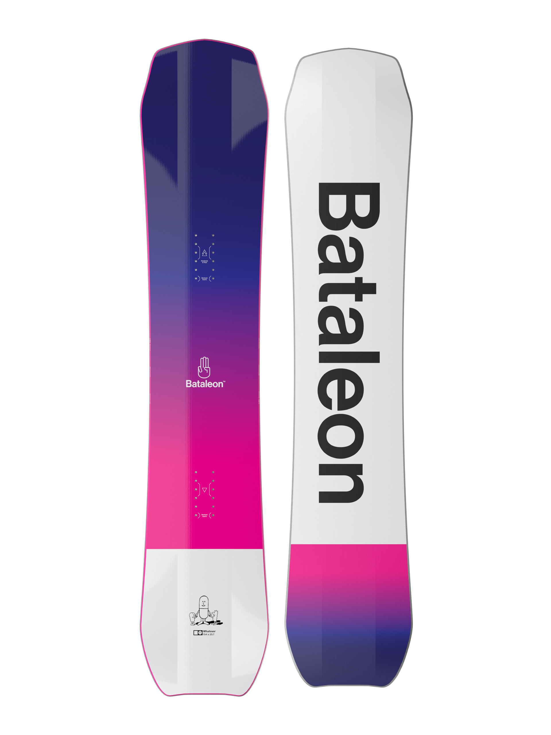 Męska Deska snowboardowa Bataleon Whatever (white/black/multi)