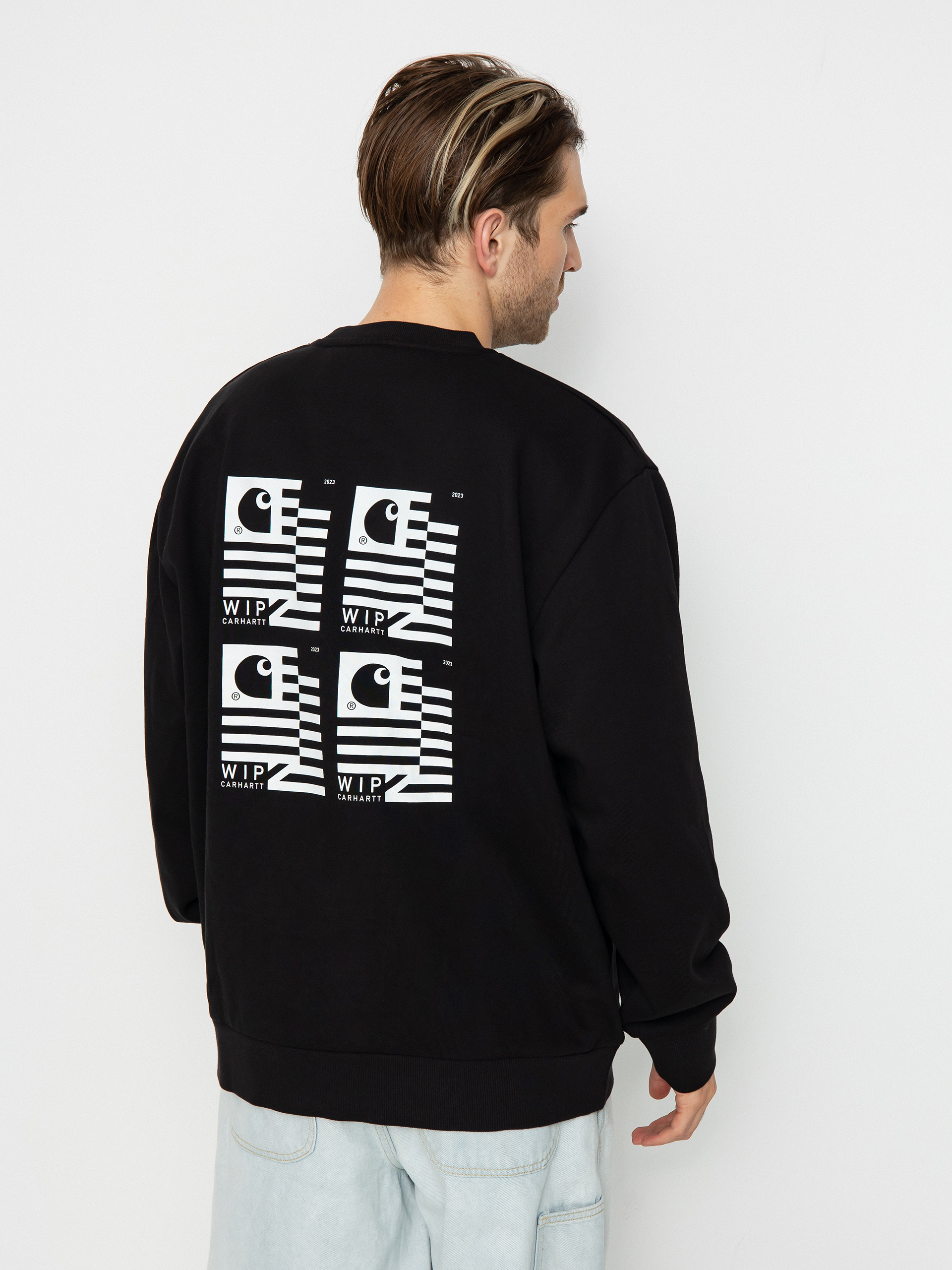 Bluza Carhartt WIP Stamp State (black/white)