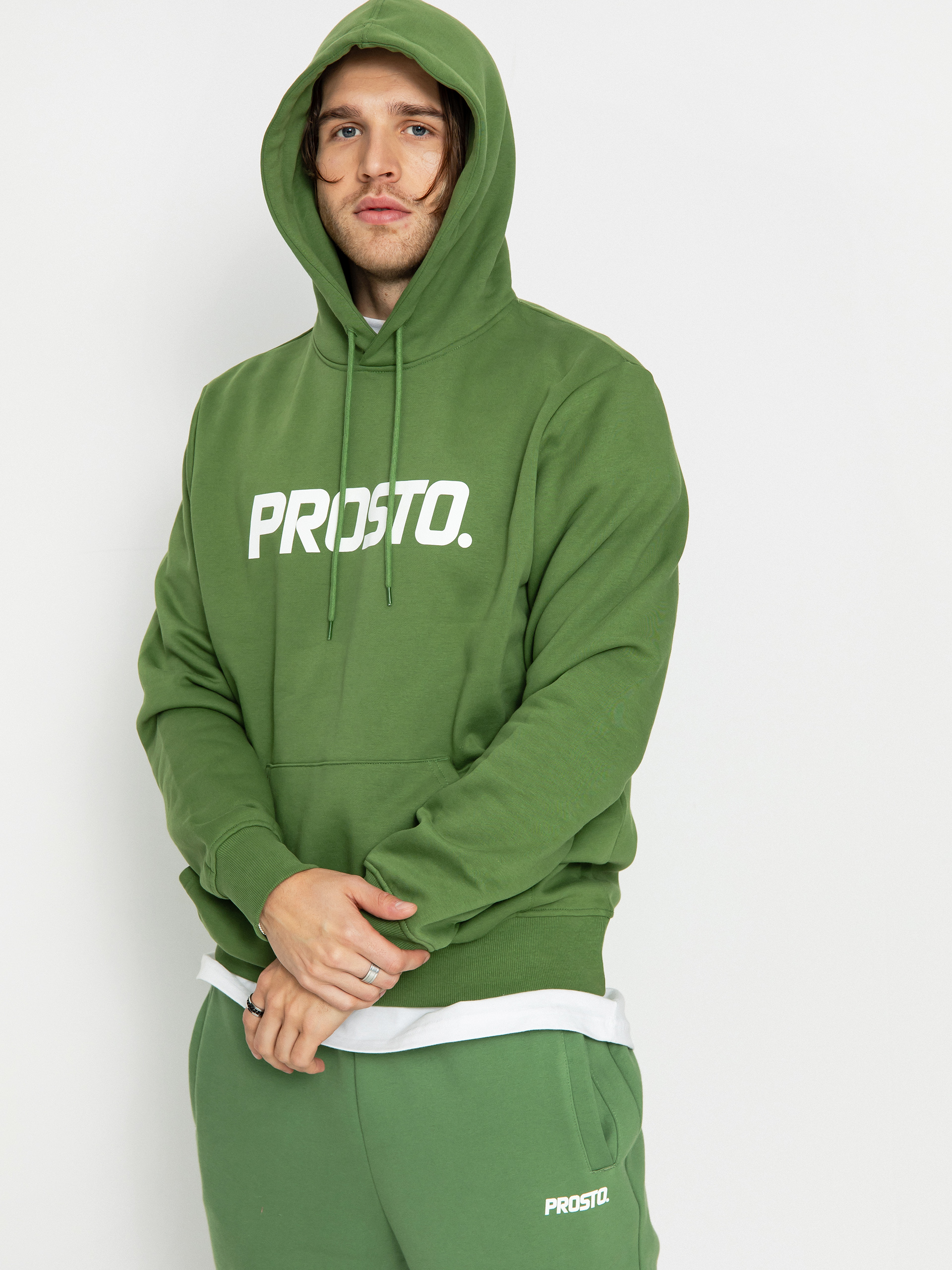 Bluza z kapturem Prosto Zorn HD (green)