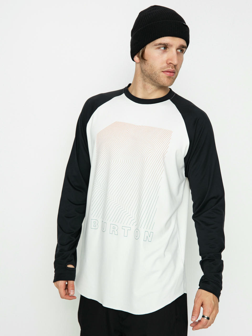 Longsleeve Burton Roadie Base Layer Tech (true black/stout white)