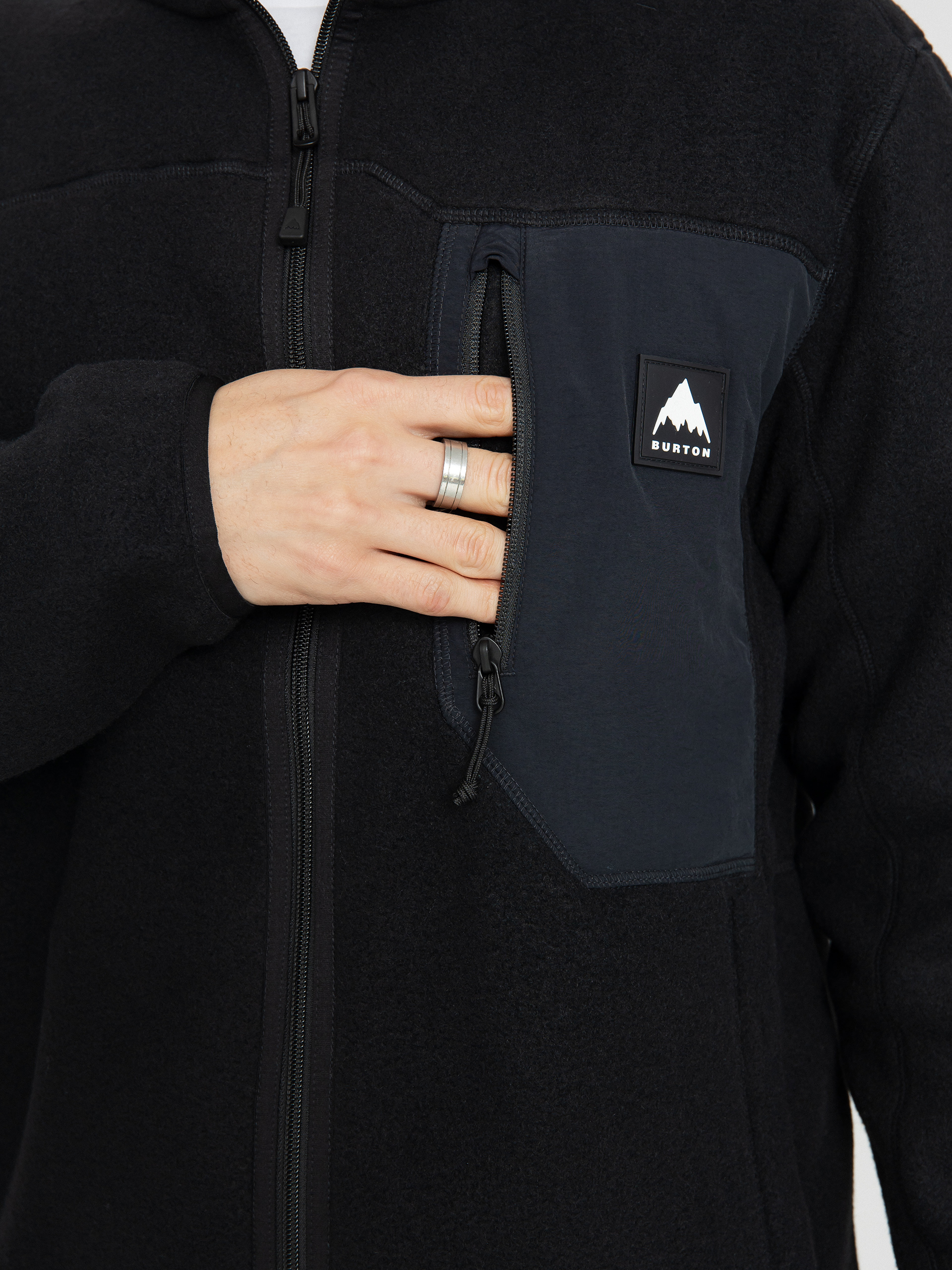 Bluza z kapturem Burton Cinder ZHD (true black)