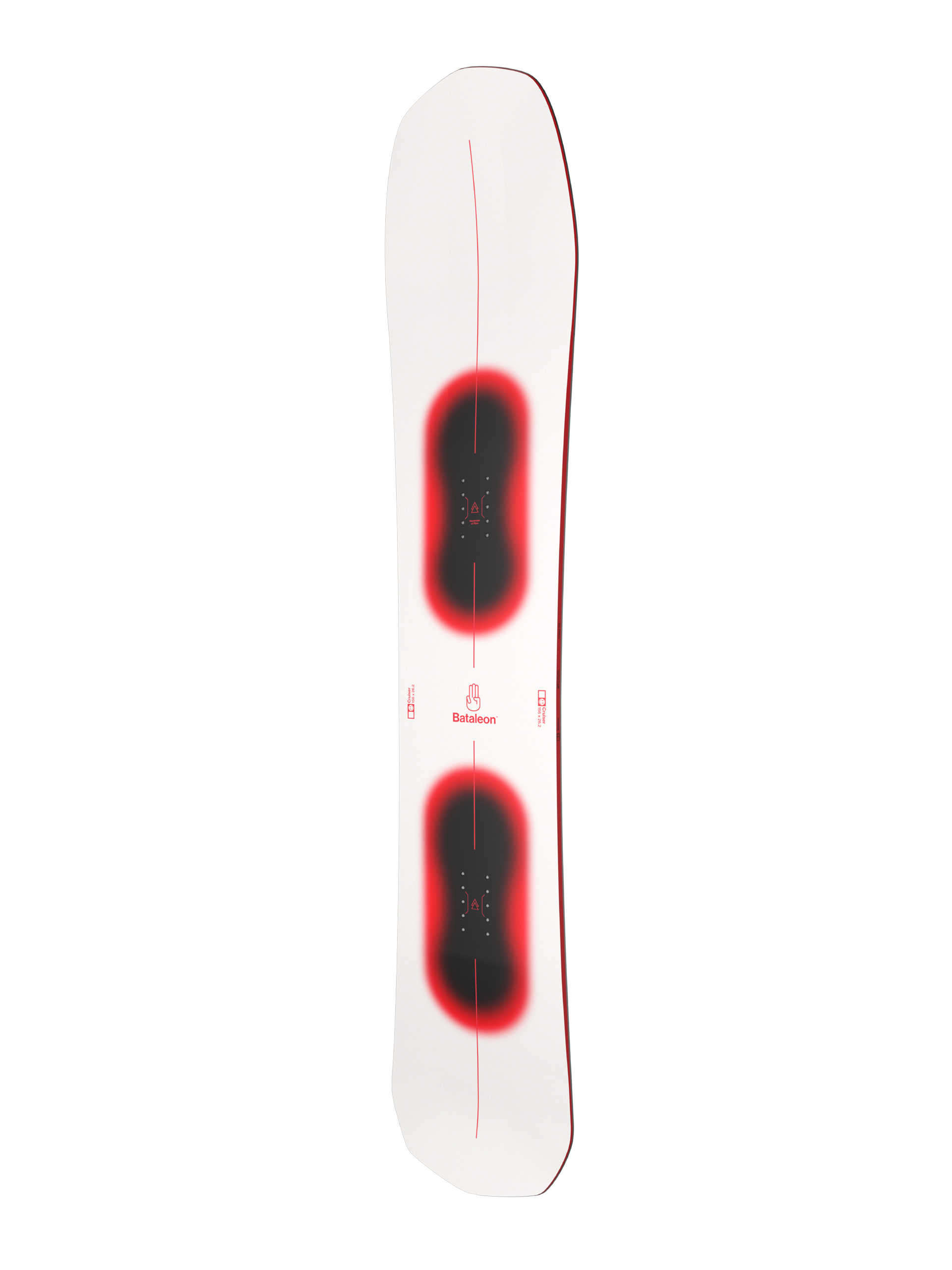 スノーボード 22/23 Bataleon Cruiser 156 Deska snowboardowa Bataleon Cruiser - biały, wielobarwny