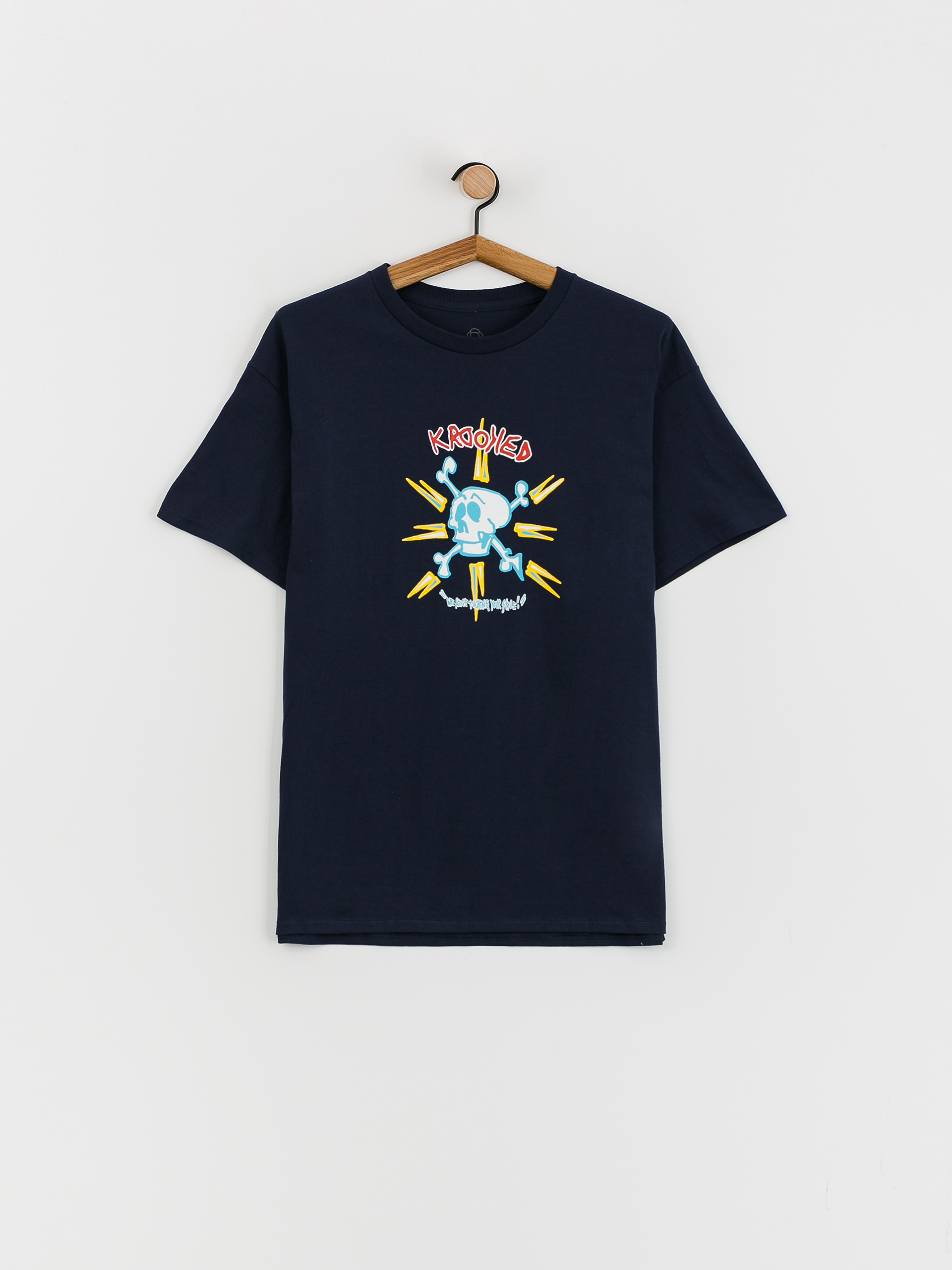 T-shirt Krooked Style (navy/multi)