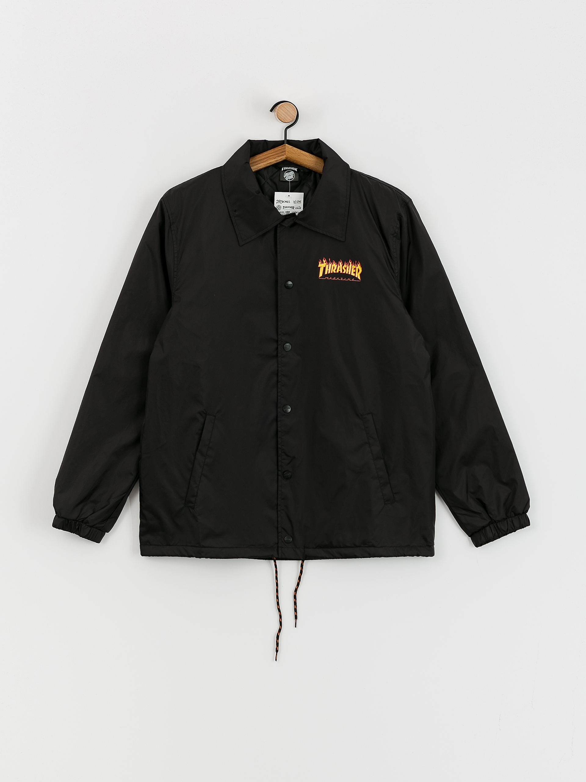 Kurtka Santa Cruz X Thrasher Flame Dot Coach (black)
