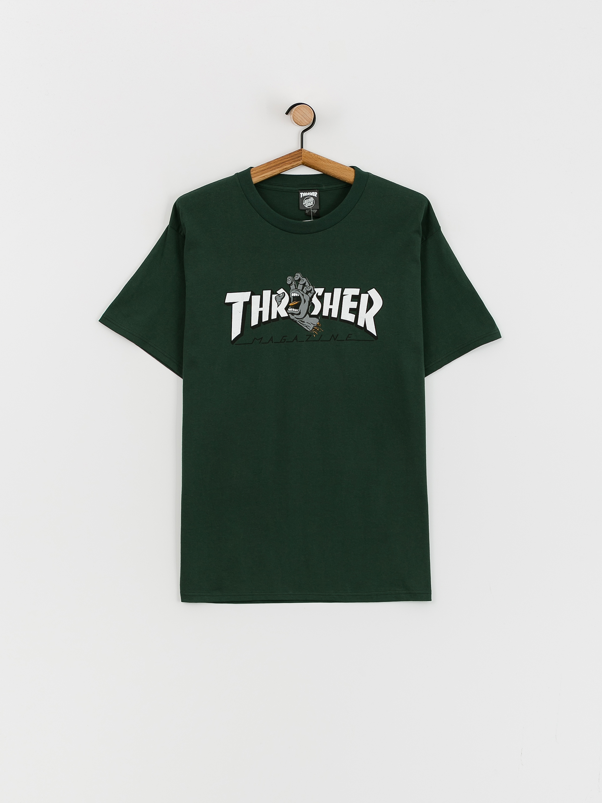 T-shirt Santa Cruz X Thrasher Screaming Logo (forest green)