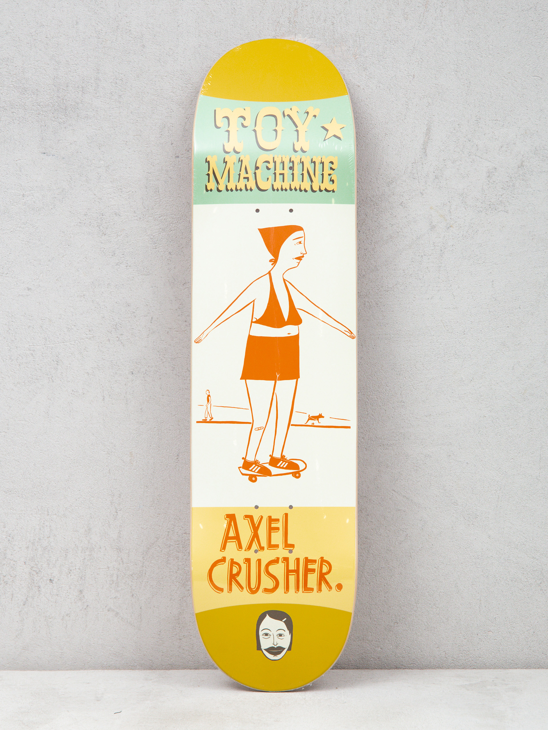 Deck Toy Machine Axel Kilgallen Ds (mustard/mint/white)